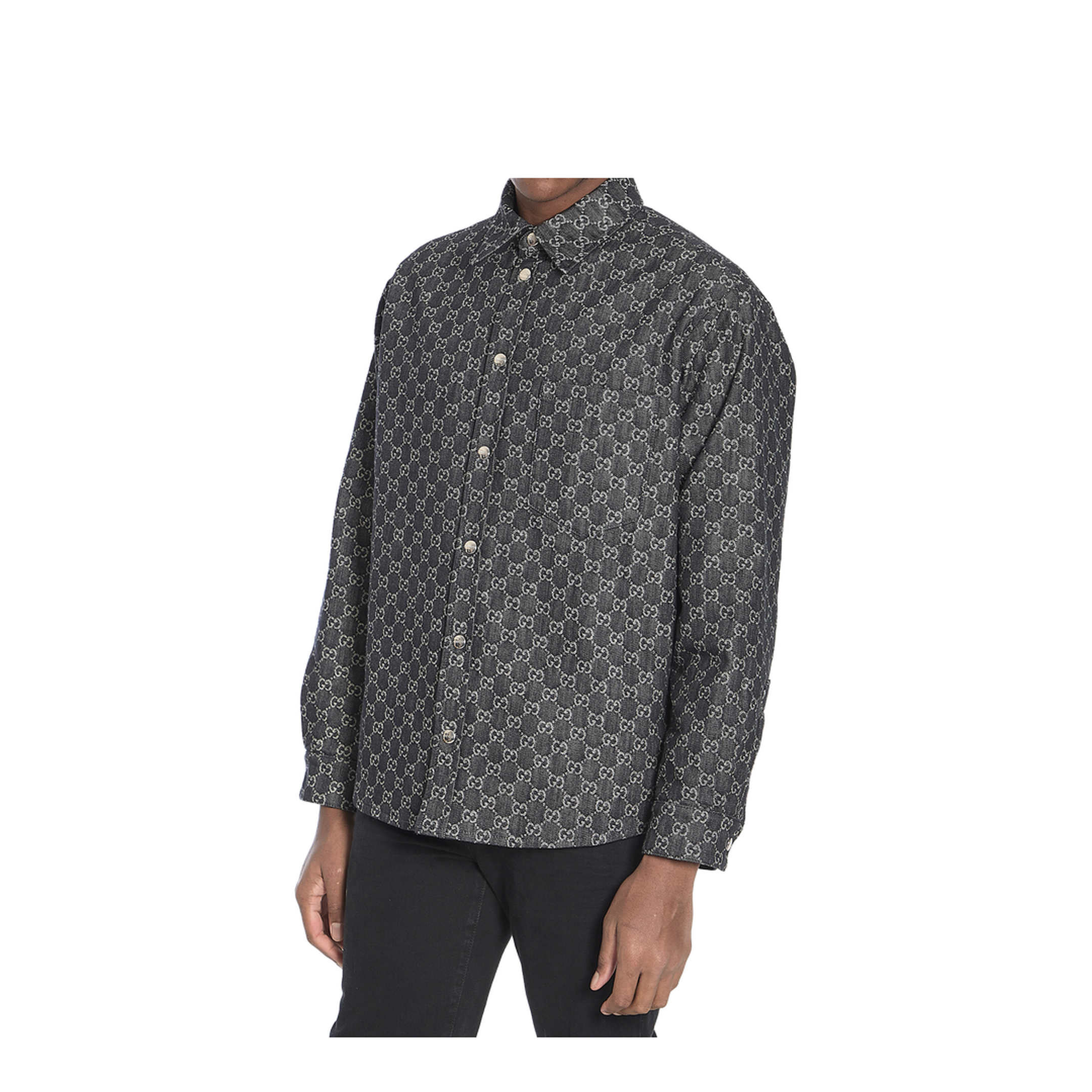 Embroidered Denim Shirt - Image 2