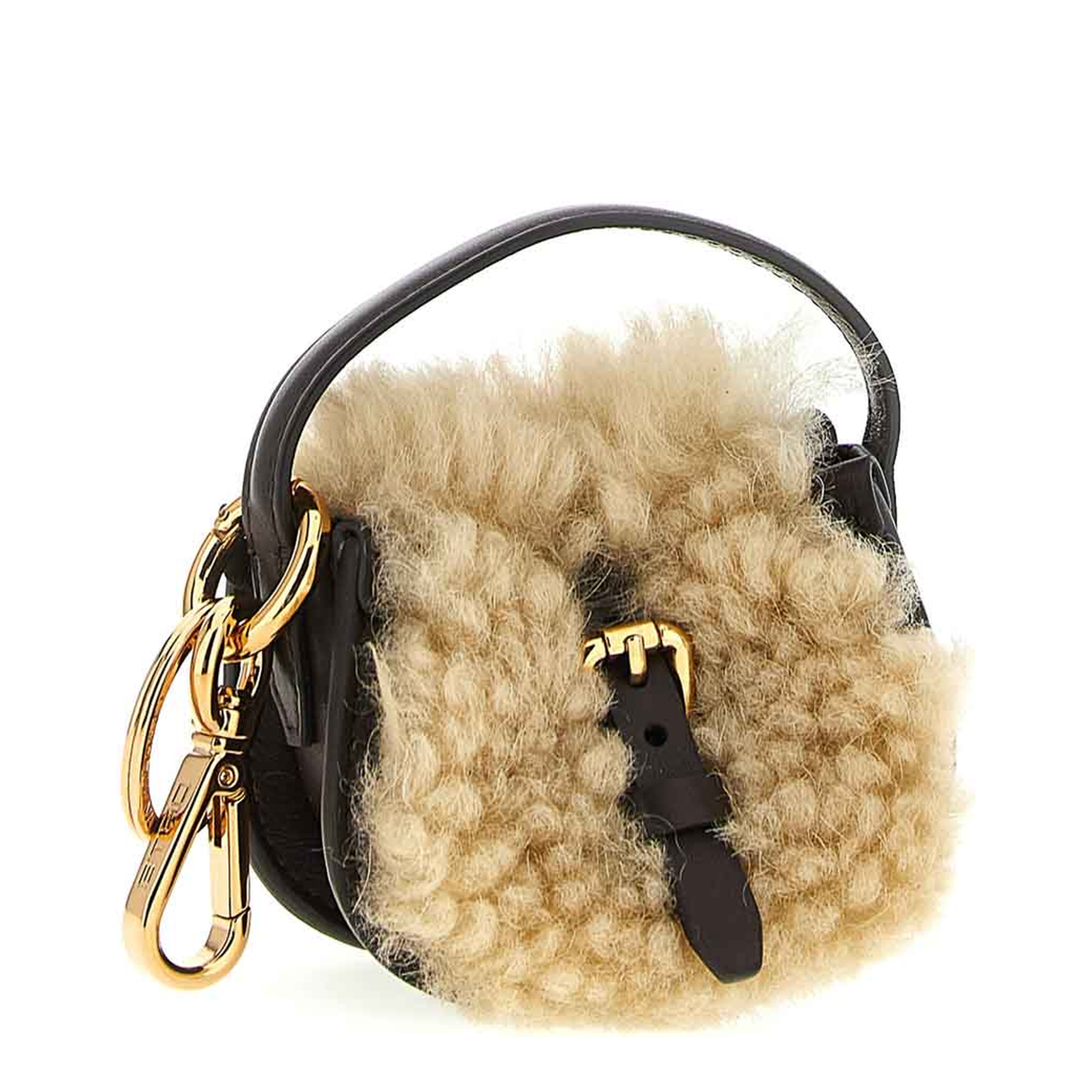 Cindolo Shearling Bag In Multicolor - Image 2