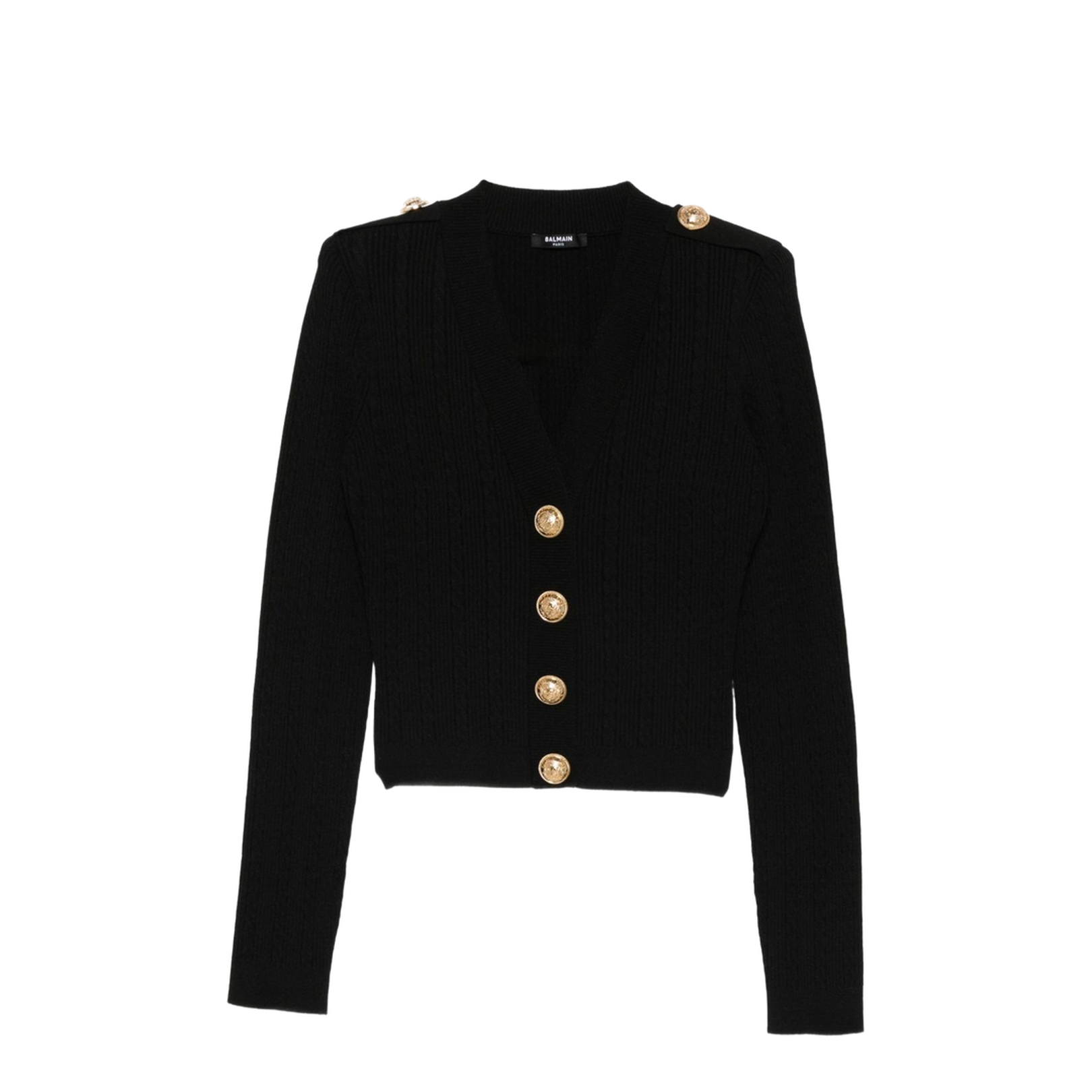 V-necked cardigan - Image 1