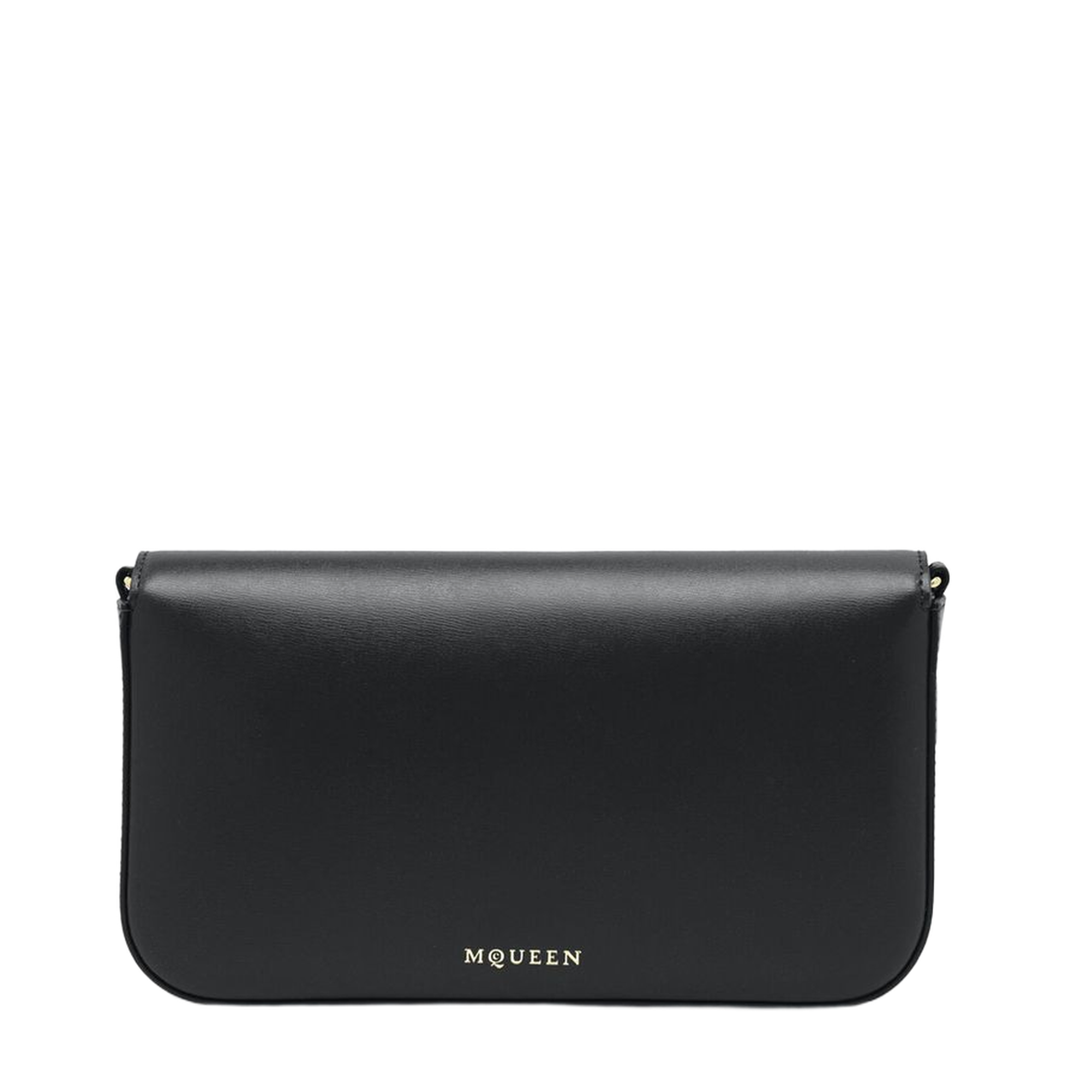 Skull Flower Bag Calf Leather Crossbody - Black - Image 2
