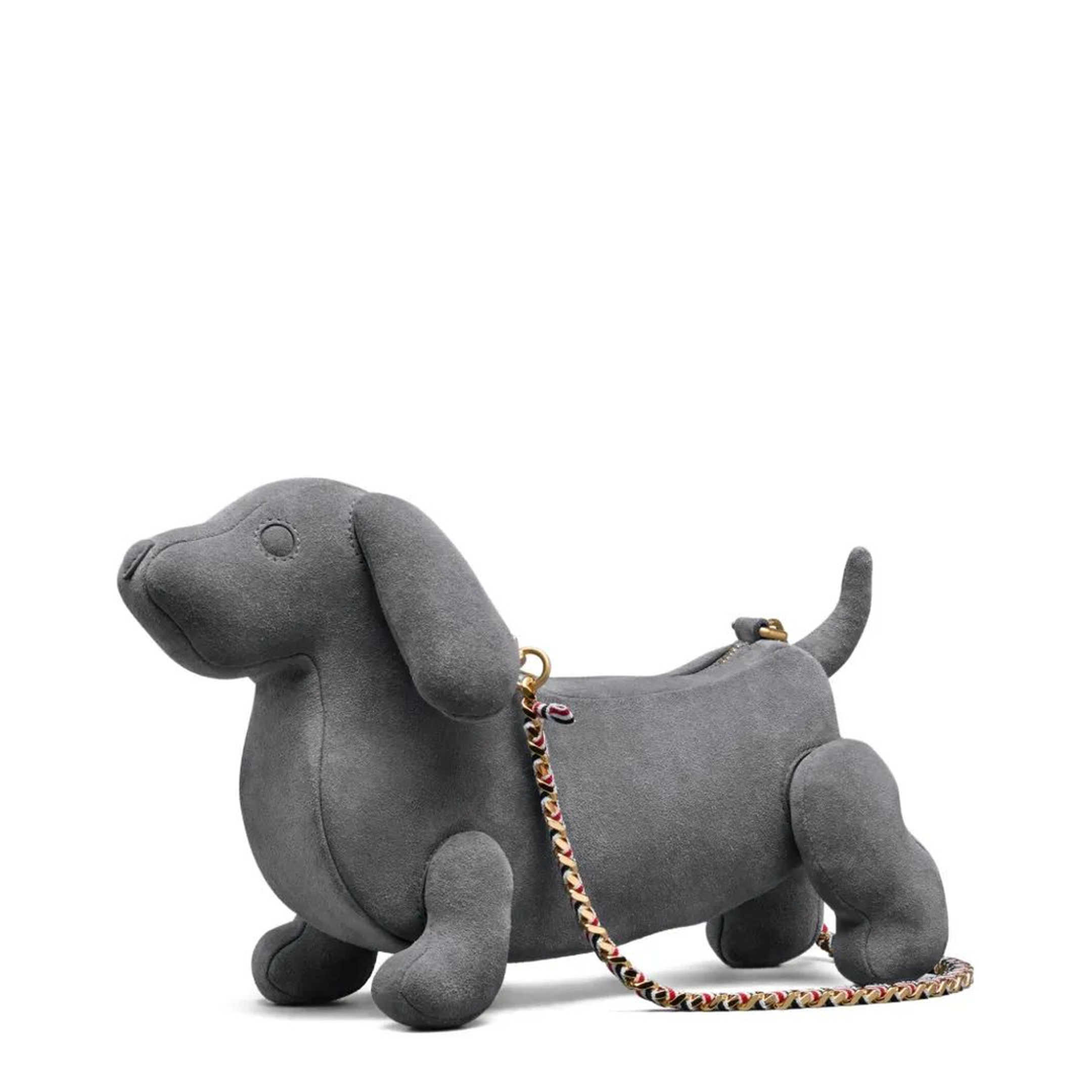 Hector Suede Shoulder Bag Grey - Image 5