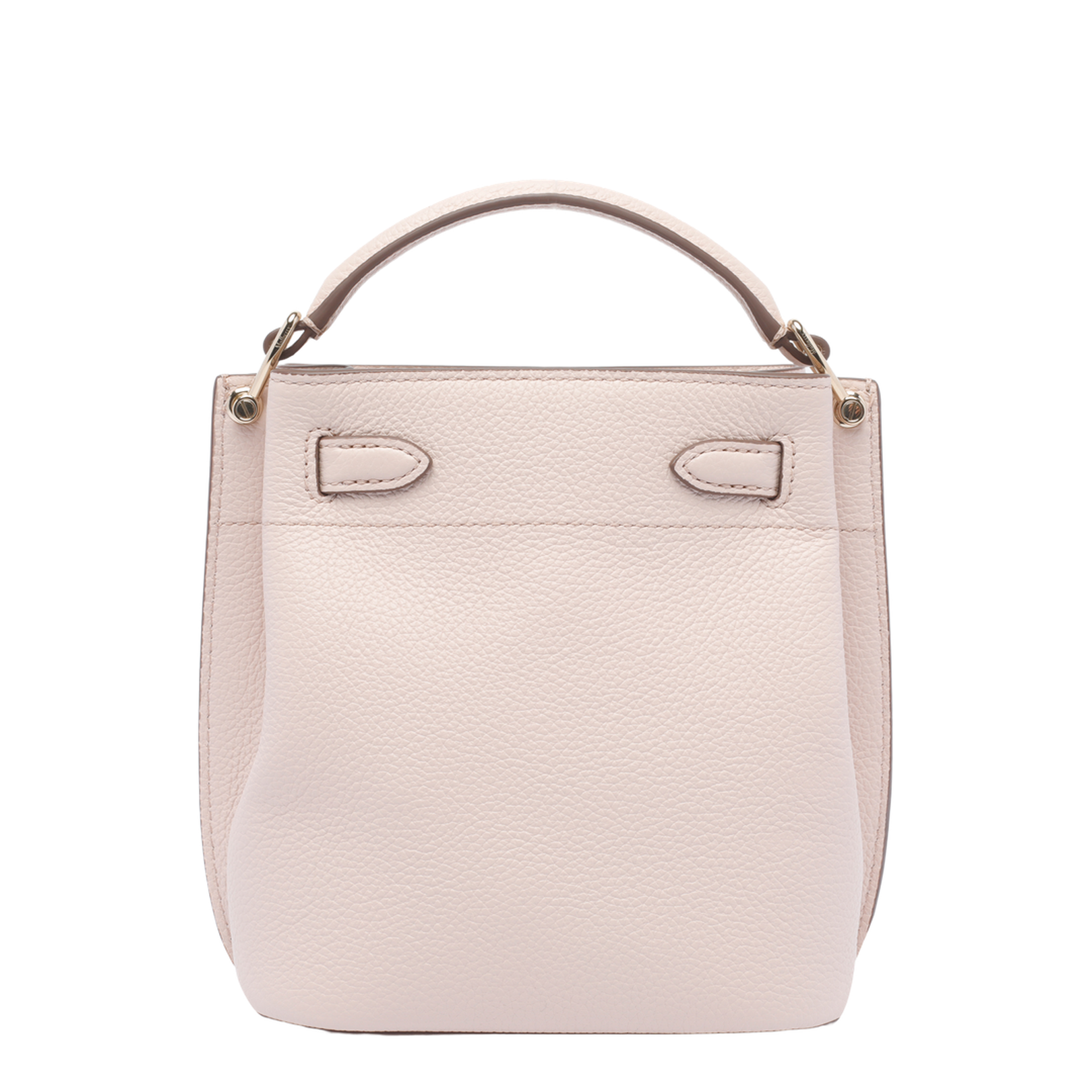 Leather Bucket Bag with Logo - Image 3