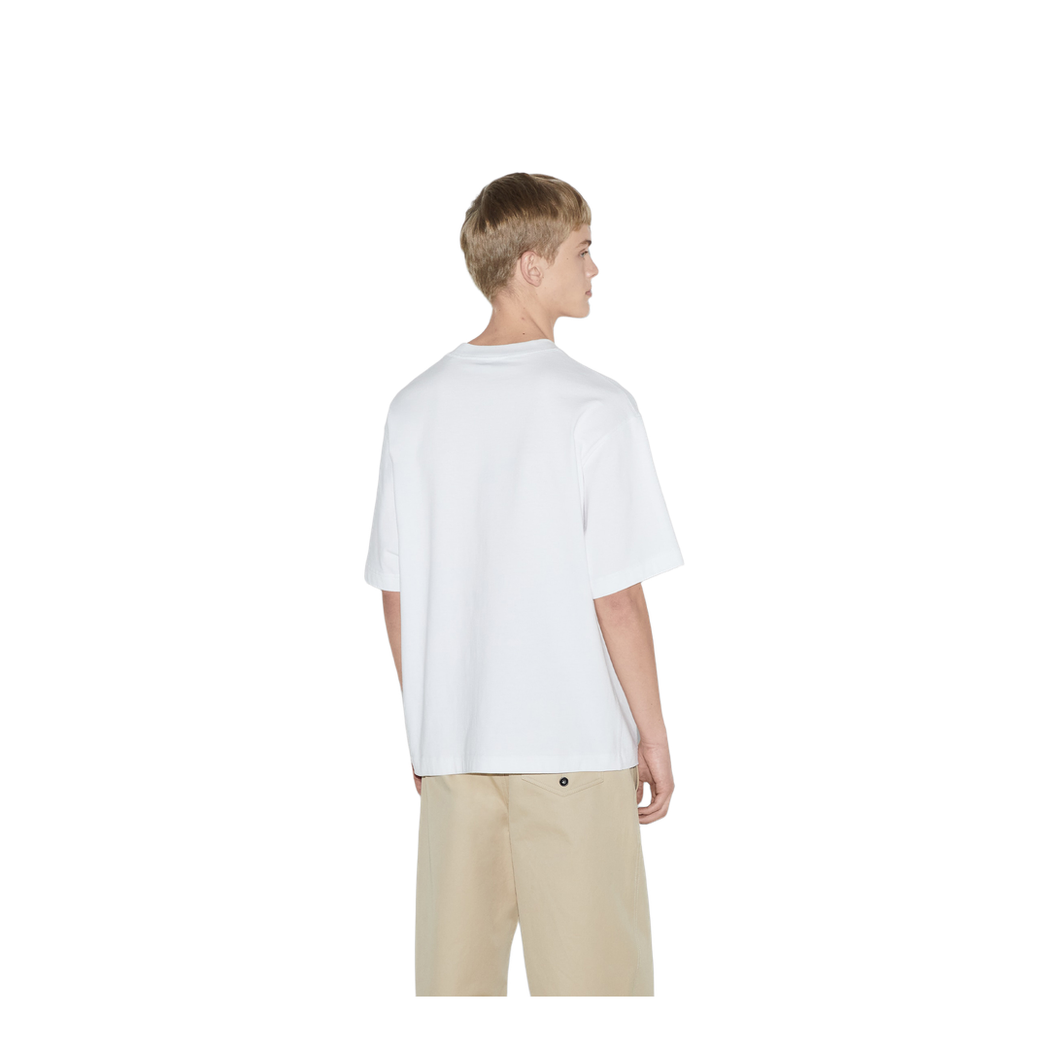 T-Shirt in Cotton with Logo Print - Image 3