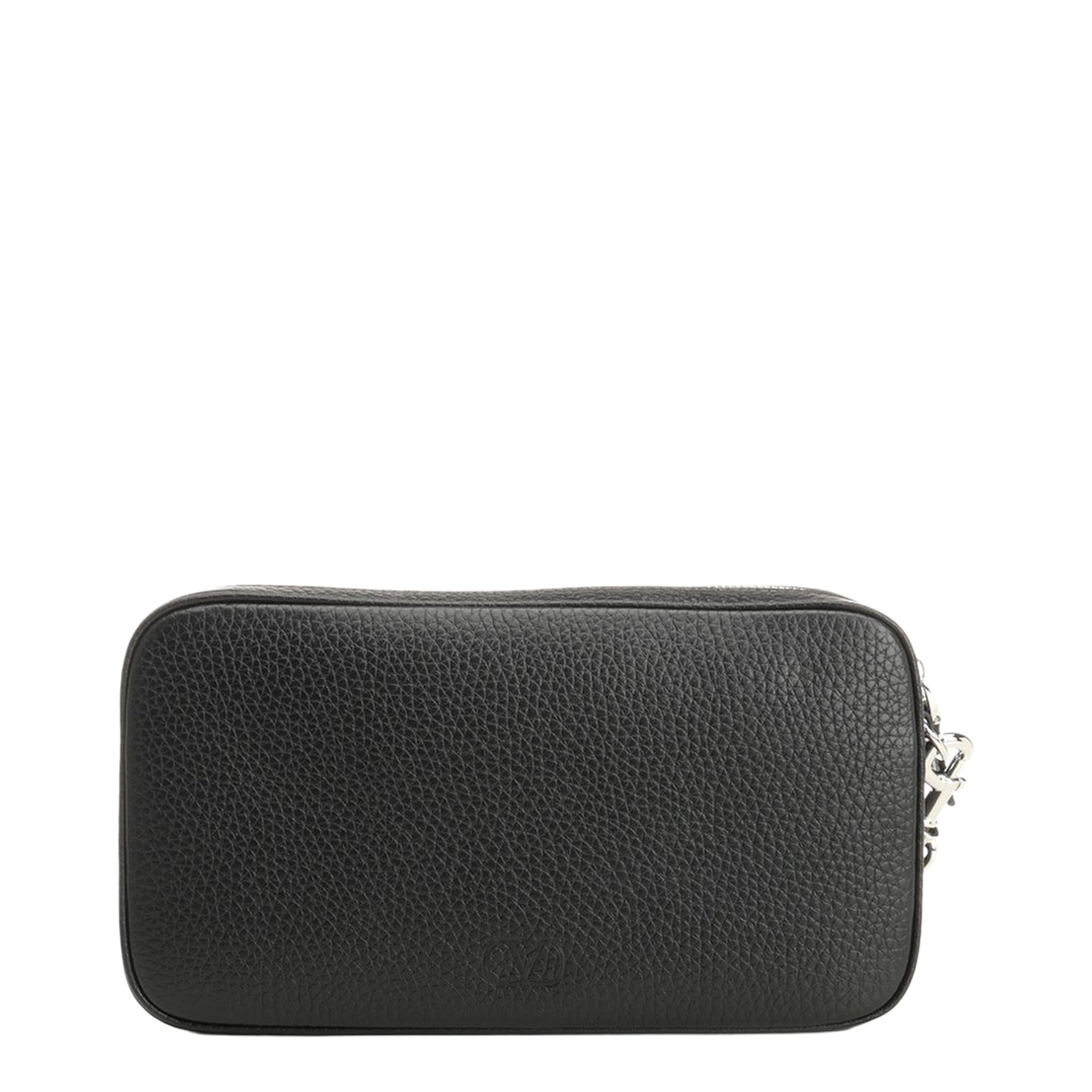 Rockstud Grained Leather Clutch - Black - Image 3