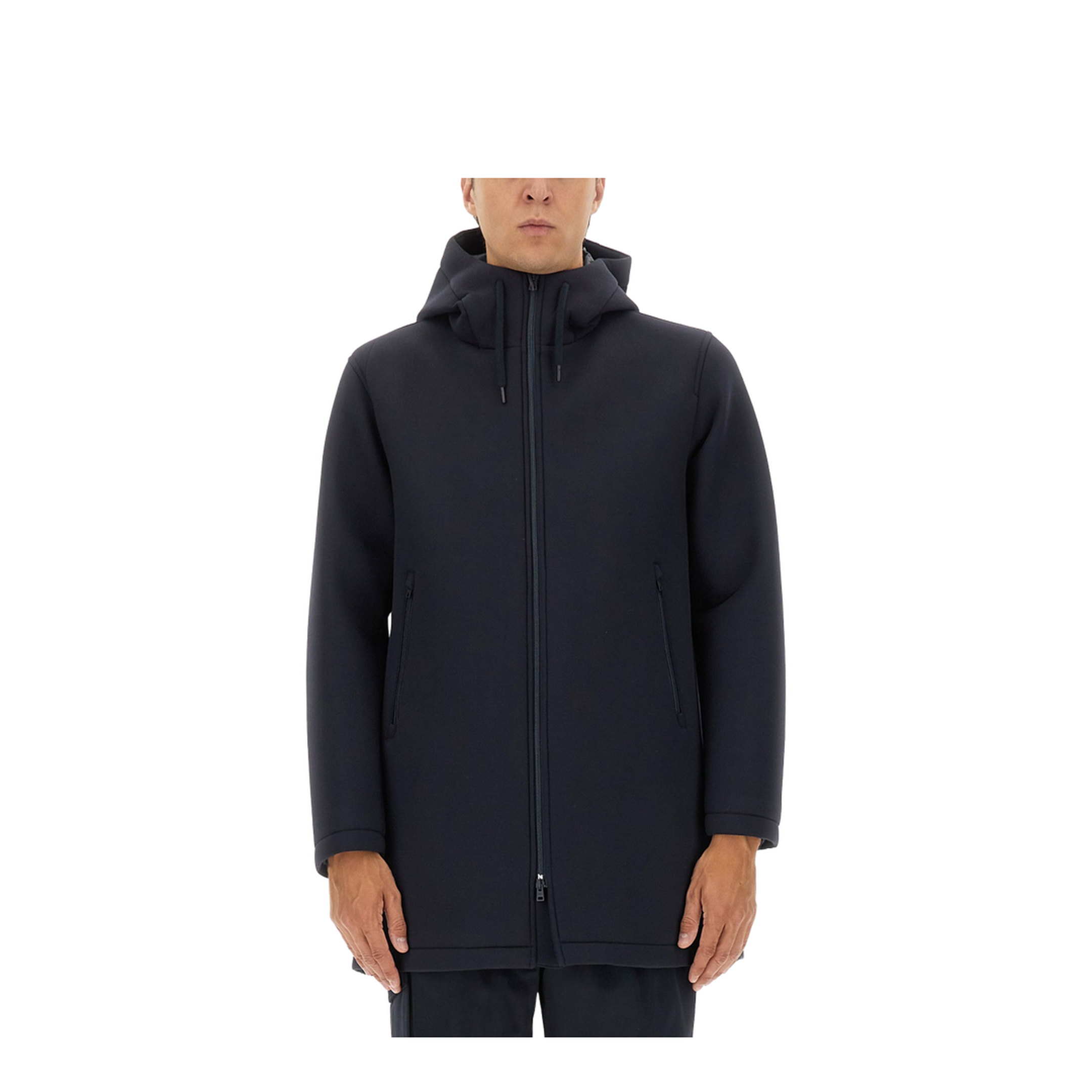 Long Parka in Three Layers Scuba - Image 1