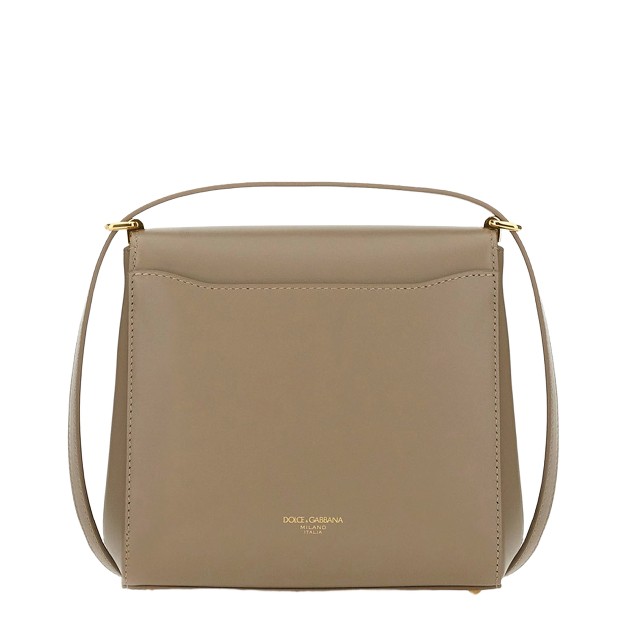 Marlene Calfskin Shoulder Bag - Beige - Image 4