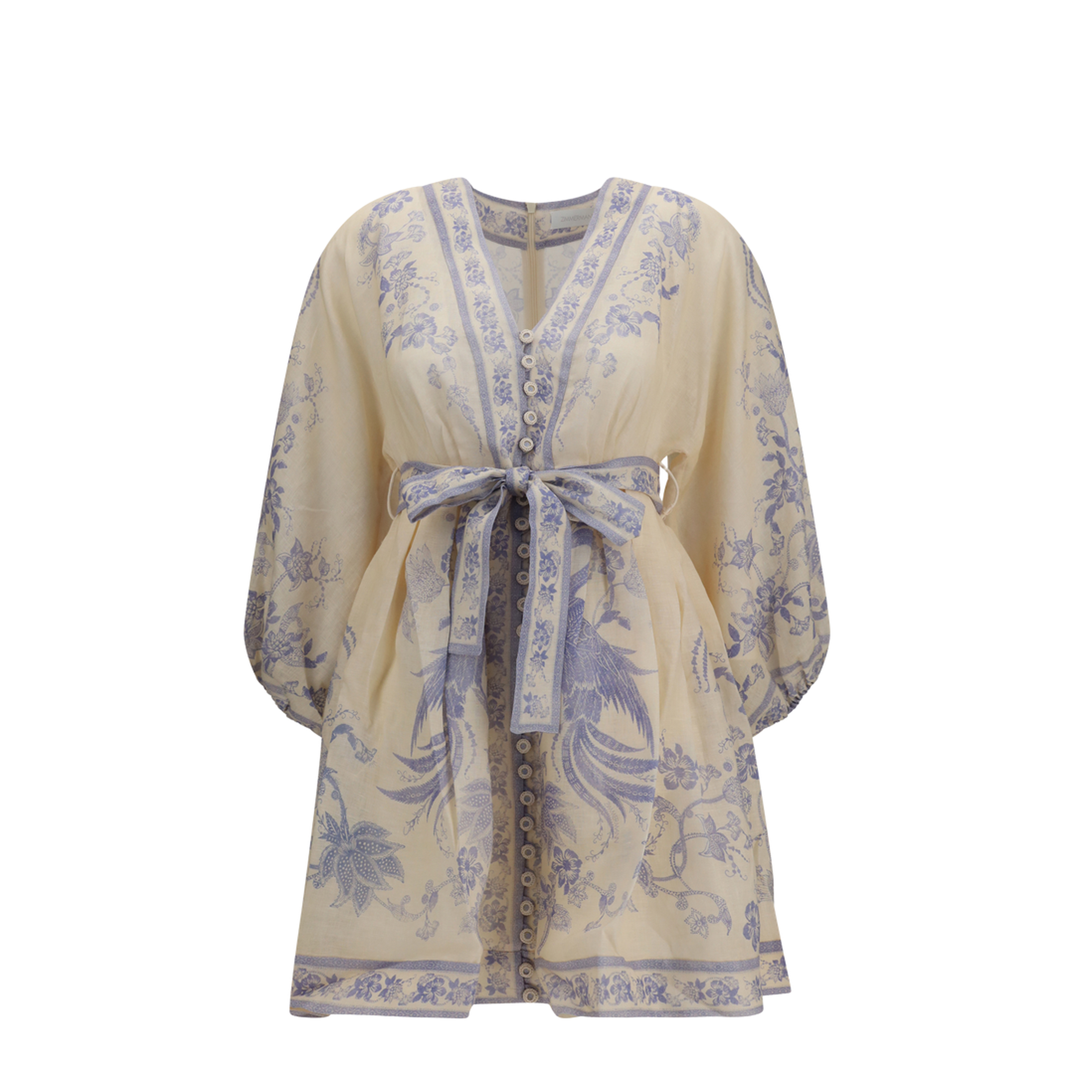 Indra Plunge Mini Dress - Image 1