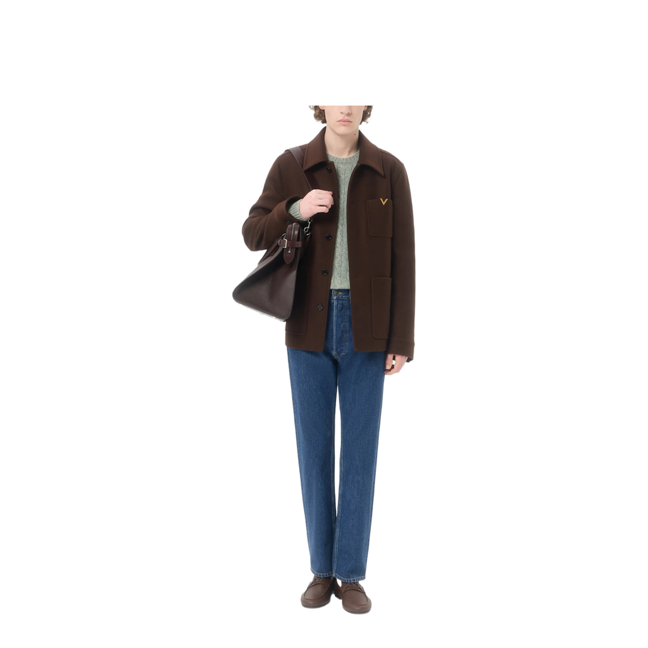 Wool Jacket with Vgold - Image 2