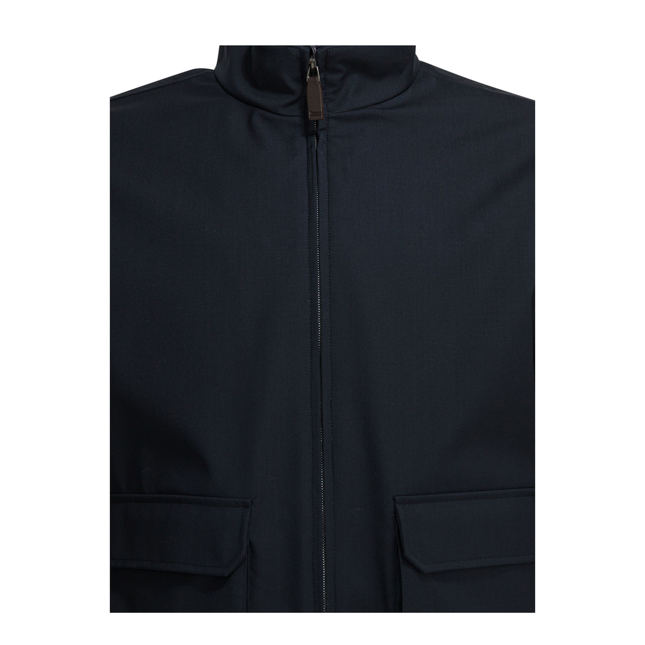 Virgin Wool Bomber Jacket - Image 3
