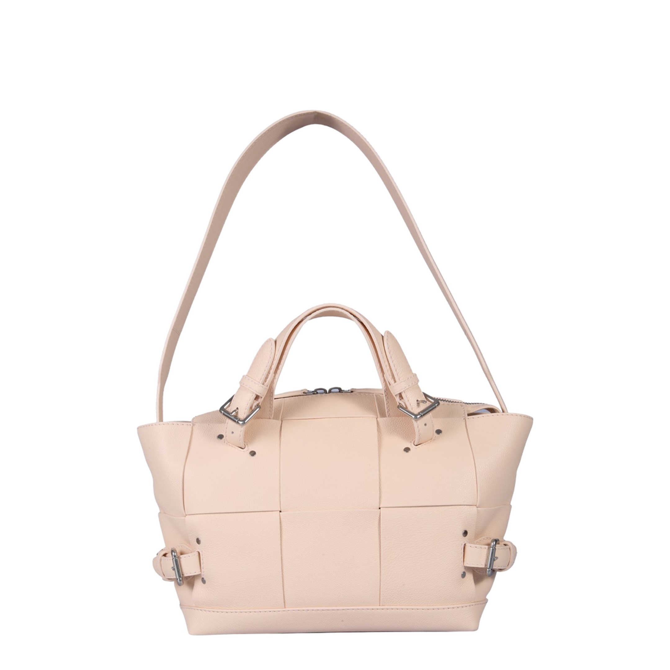 Arco Hobo Leather Handbags - Pink - Image 2