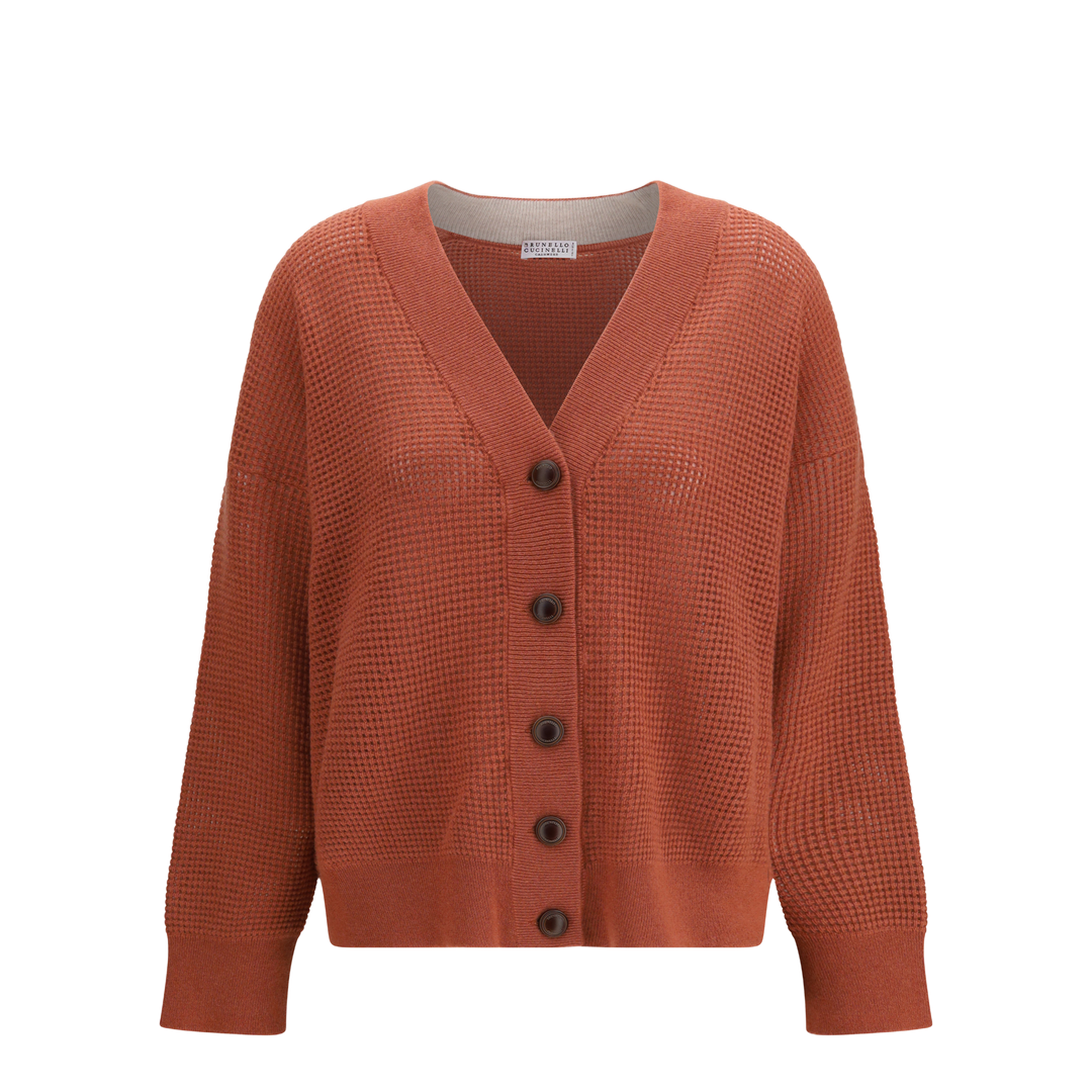Cardigan in Cashmere with V-Neck - Image 1