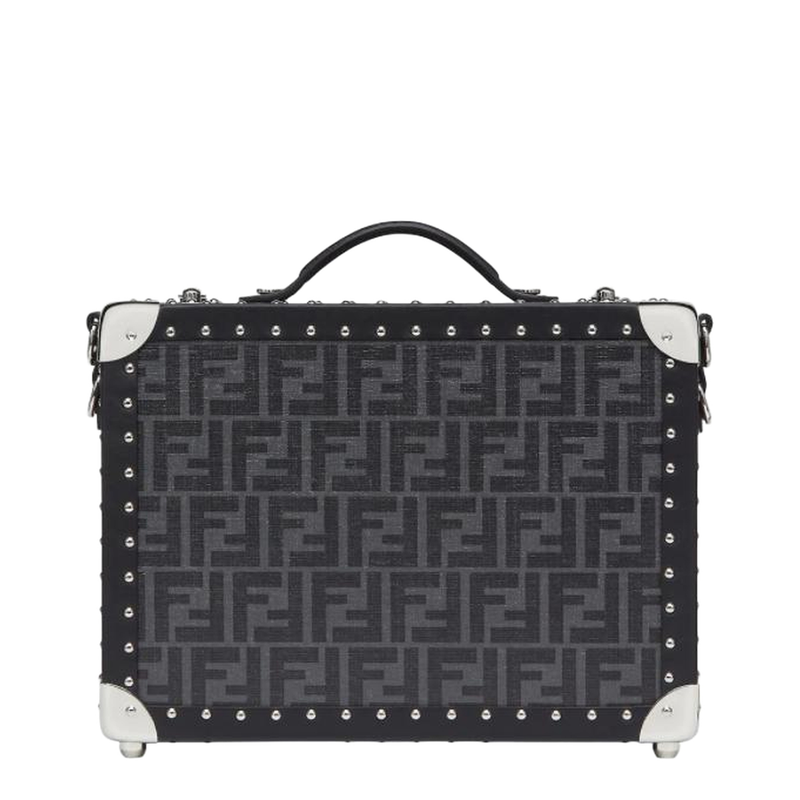 FF Eclissi Trunk Small
Black FF Fabric Suitcase - Image 3