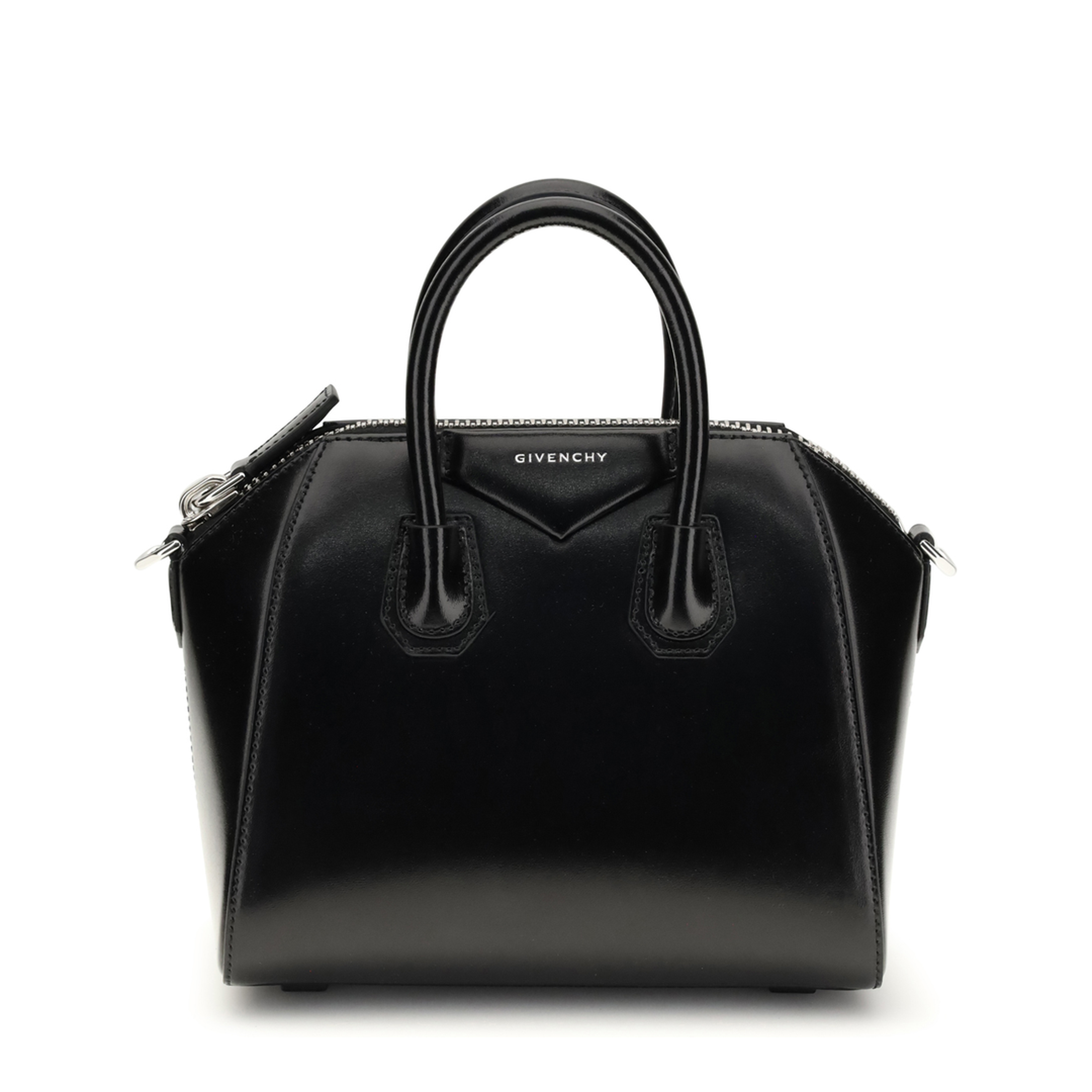 Antigona Mini Calfskin Bag - Black - Image 1