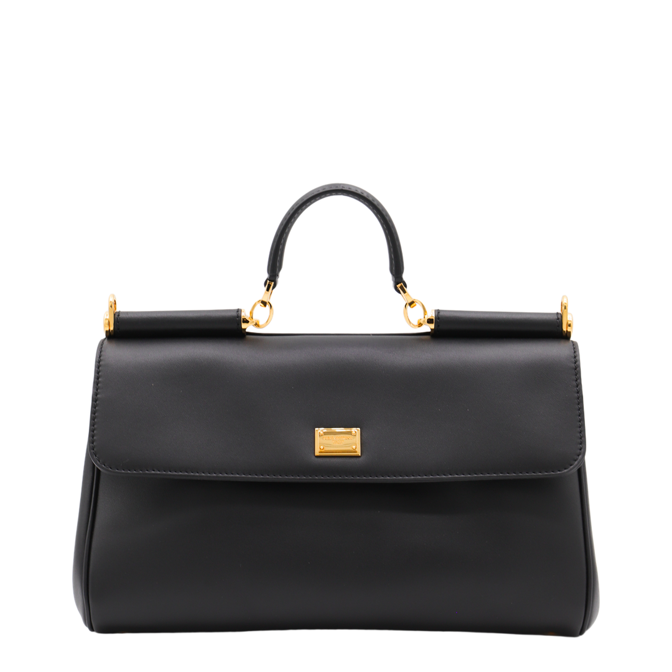 My Sicily Calfskin Handbag - Black - Image 2
