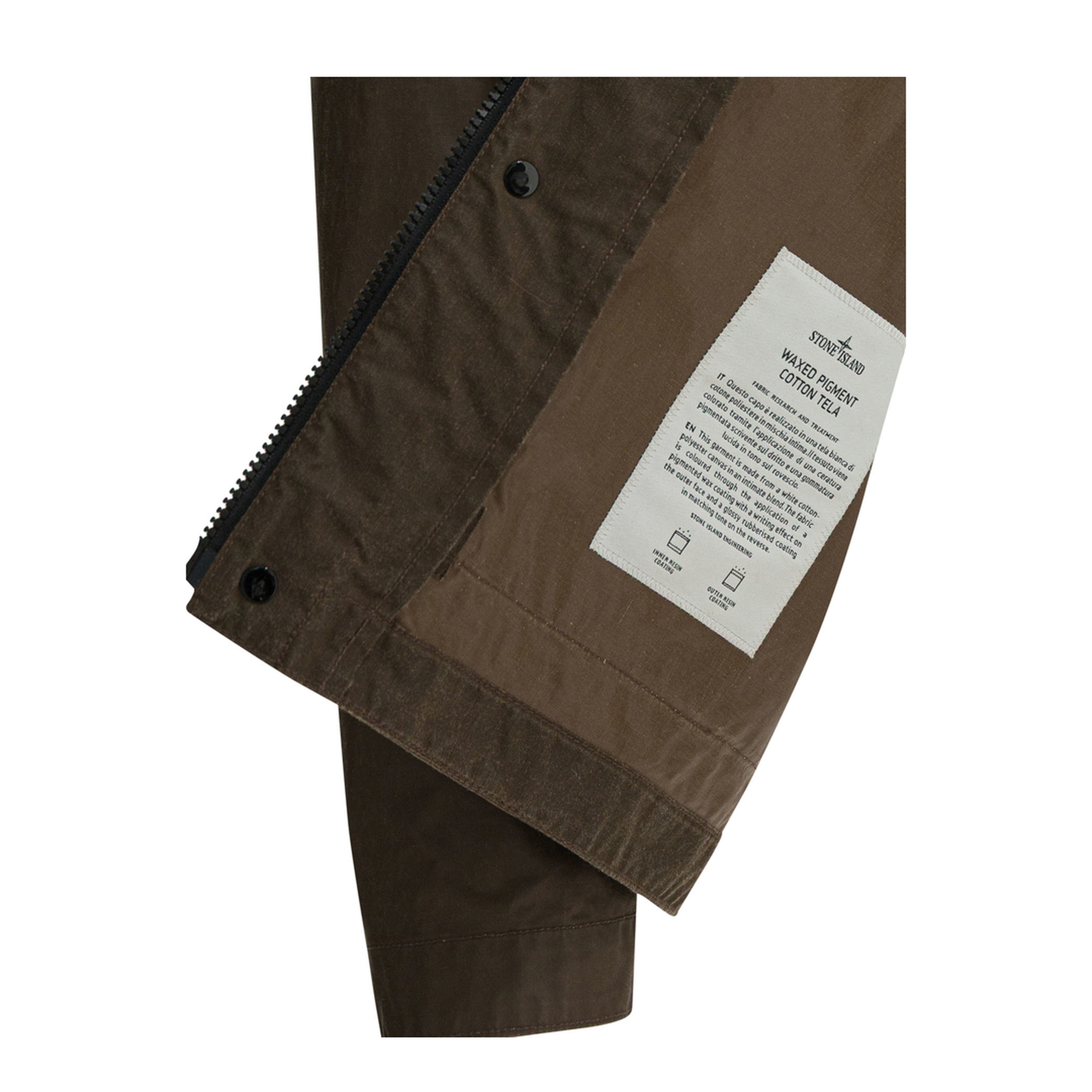 Pigmented Wax Overshirt Jacket - Image 4