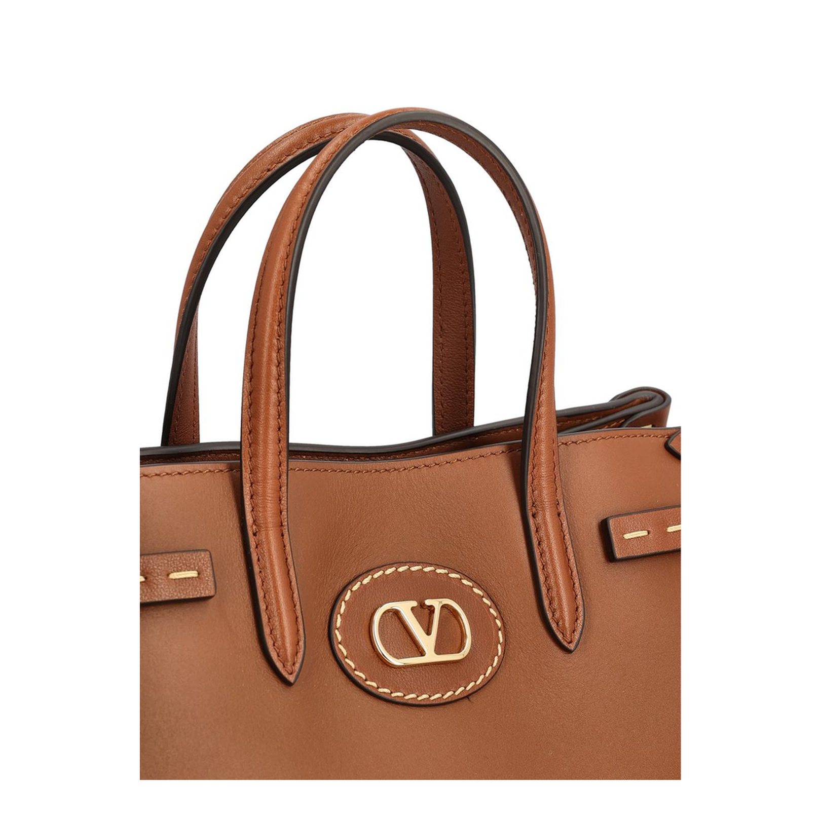 VLogo Signature Handbag Brown - Image 4