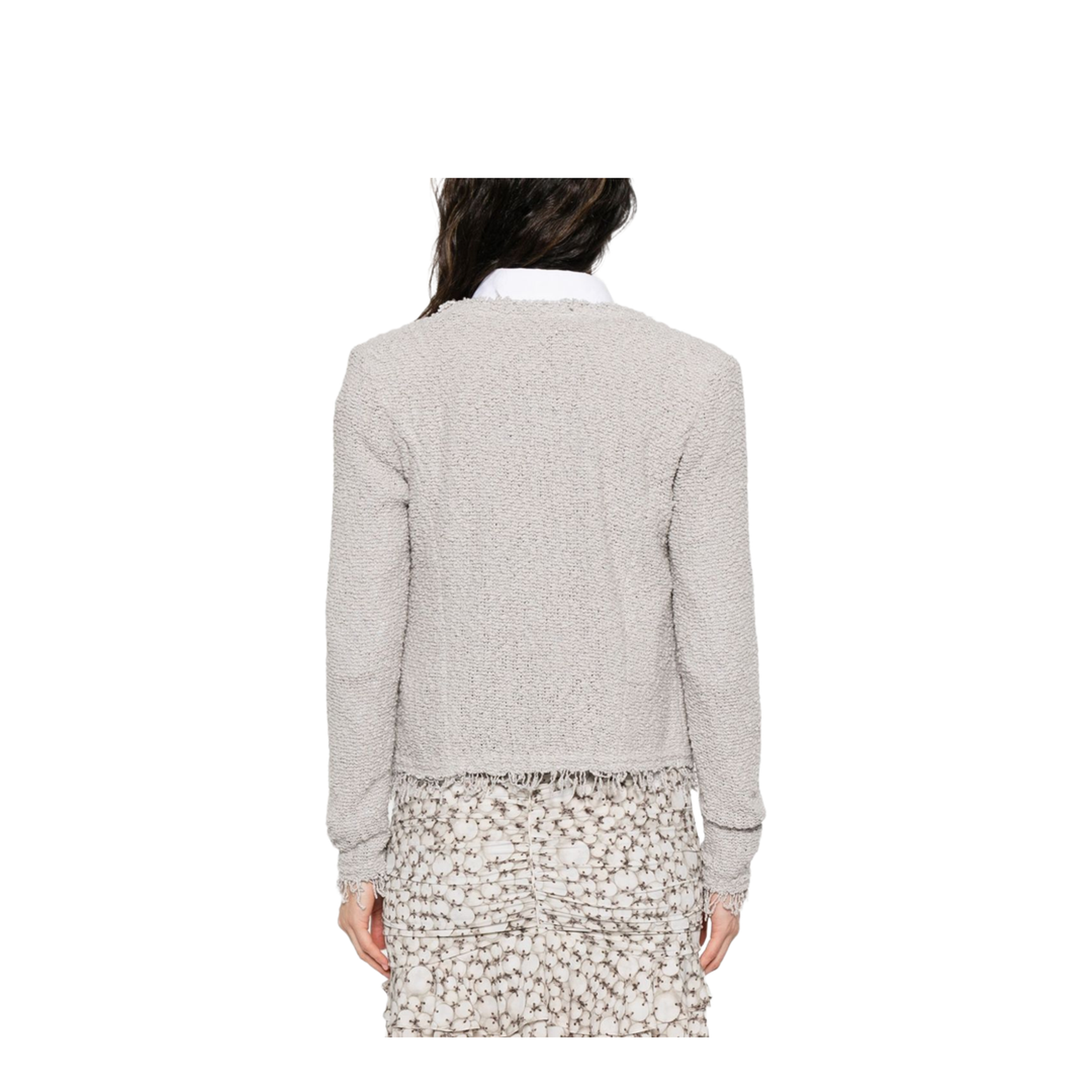 Cotton Jacket - Light Grey - Image 5