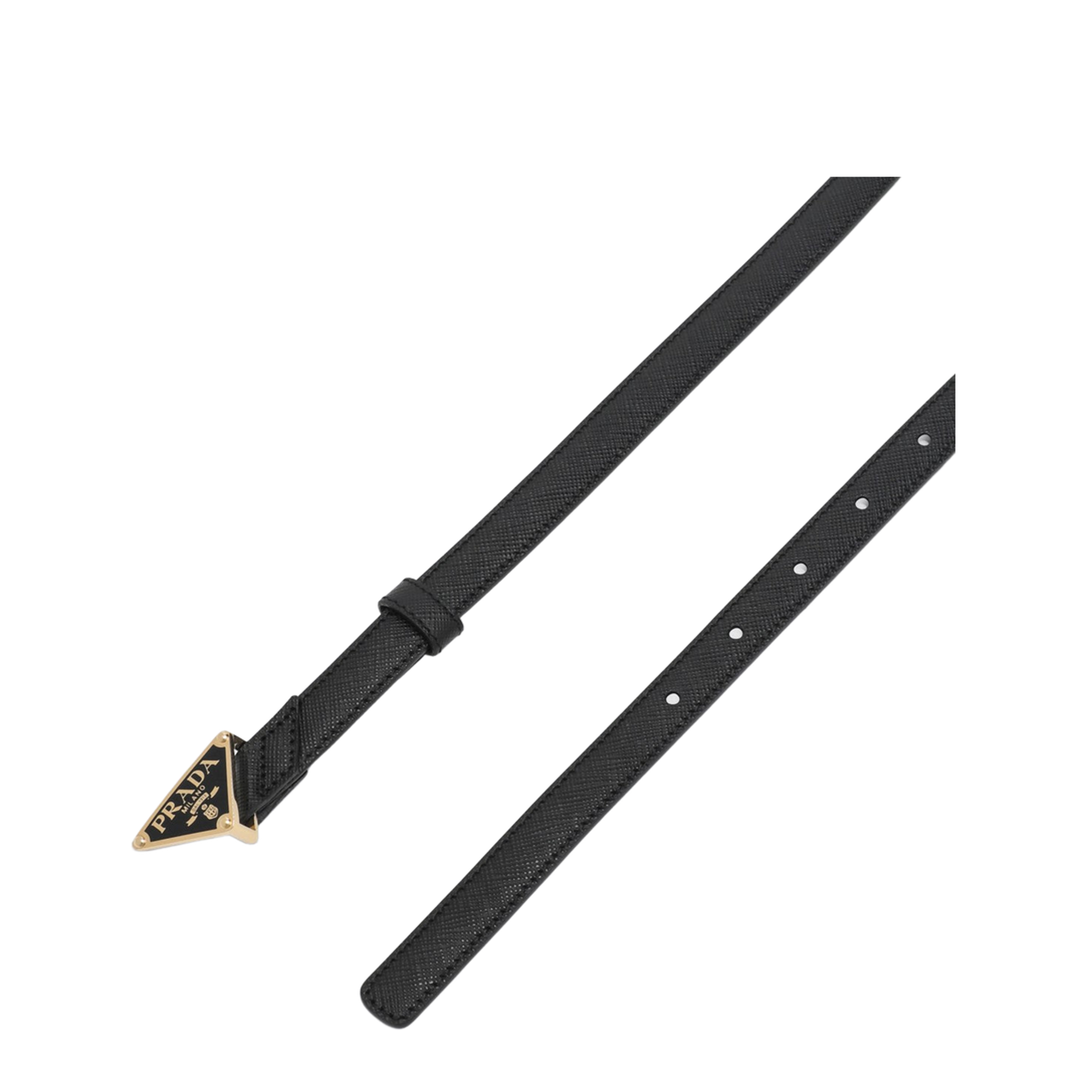 Black Leather Belt - Image 2