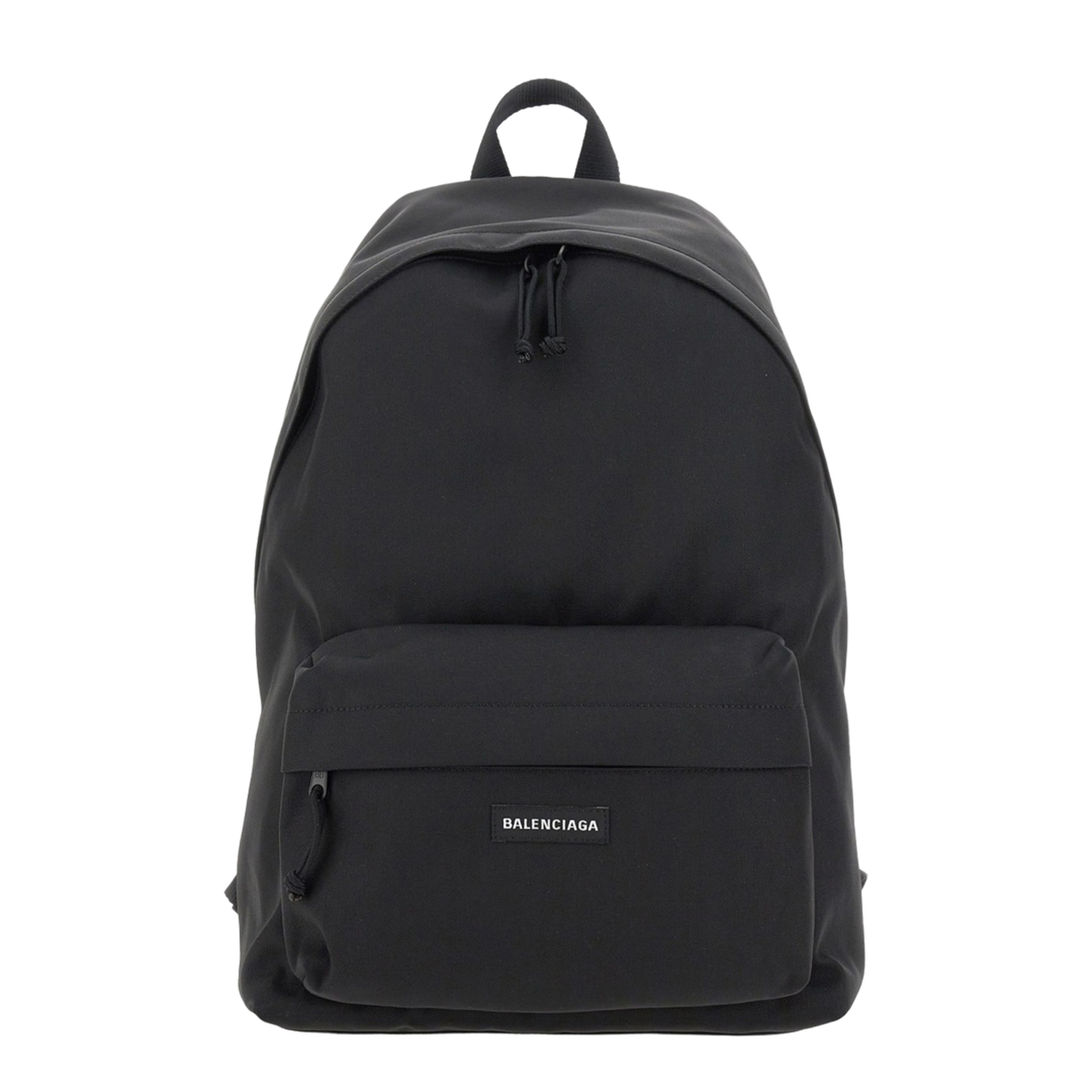 Explorer Nylon Backpack in Black - Image 2