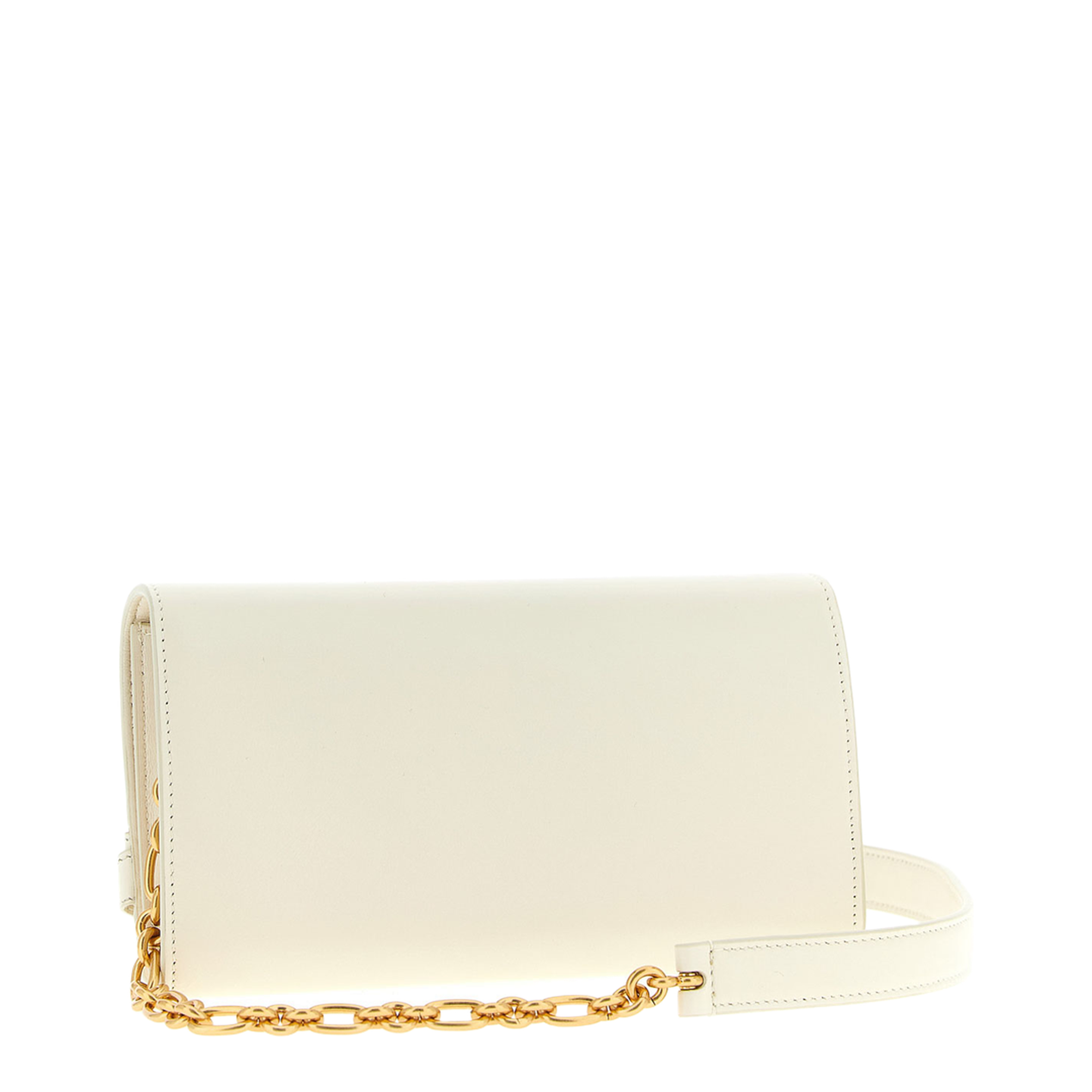 Crinkled Leather Wallet with Shuffle Chain - Image 2