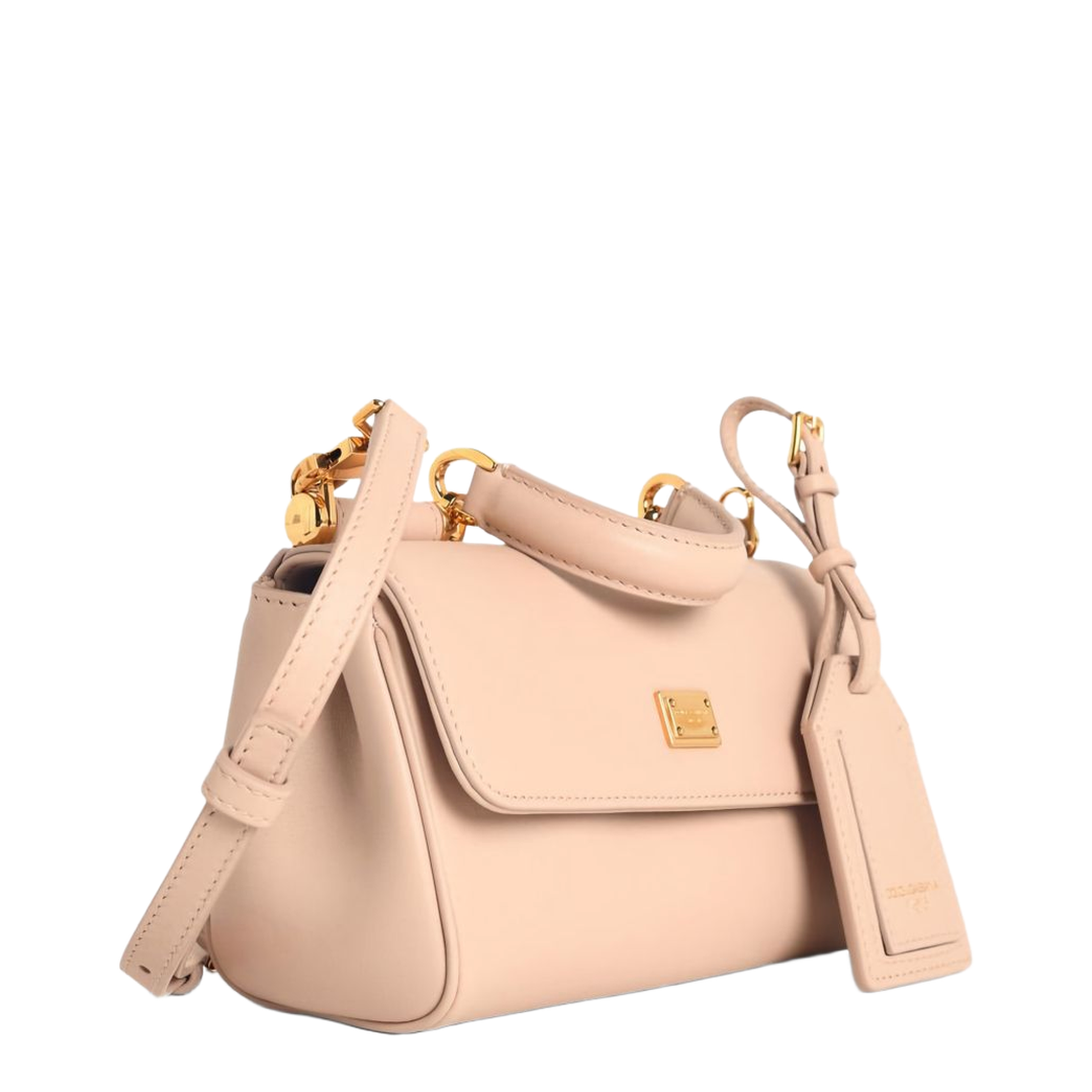 My Sicily Mini Calf Leather Top-Handle Bag - Beige - Image 2