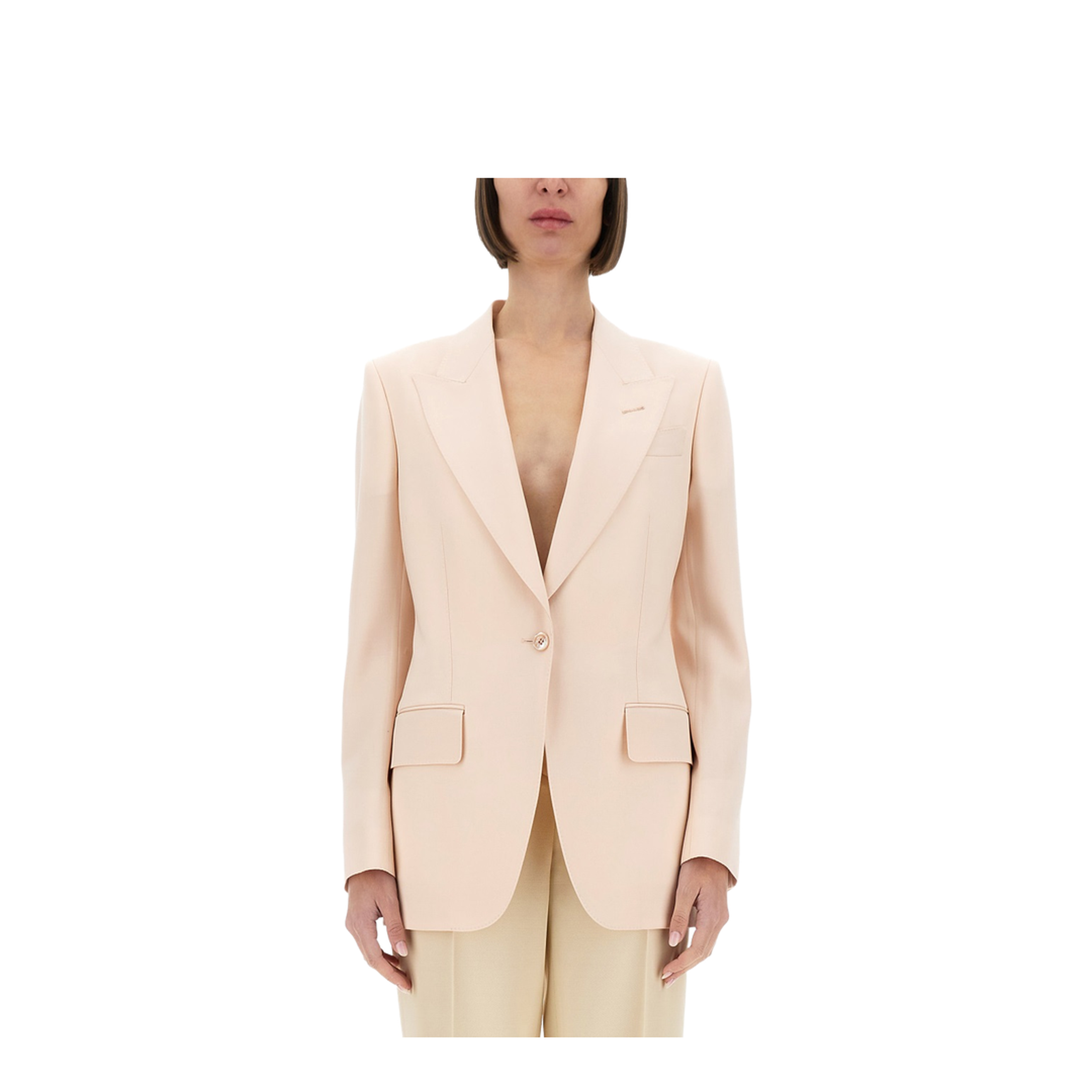 Single Breasted Wool Jacket - Image 1