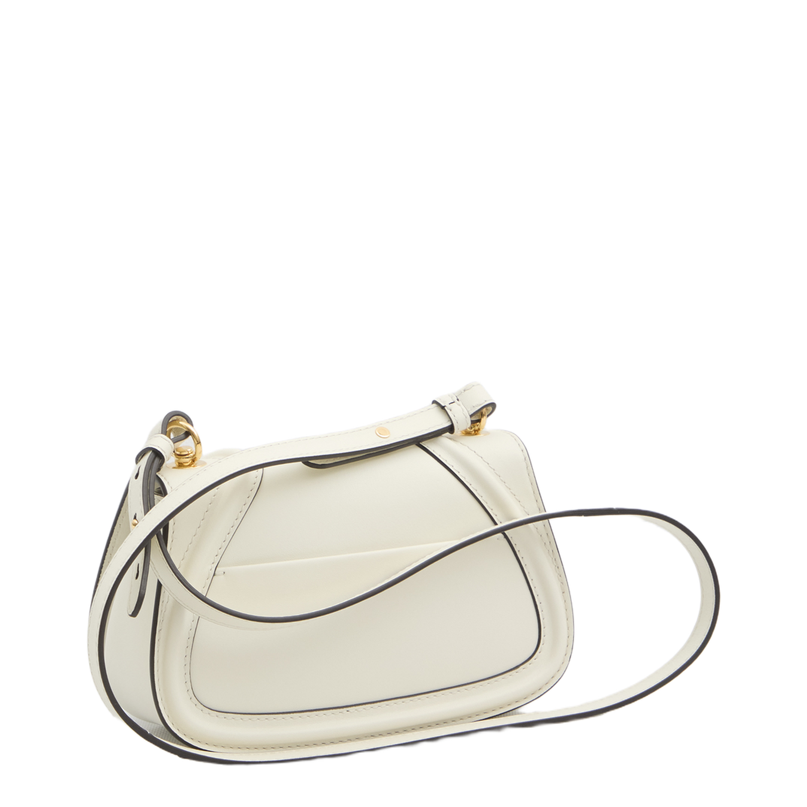 Blondie Leather Top Handle Bag - Cream - Image 2