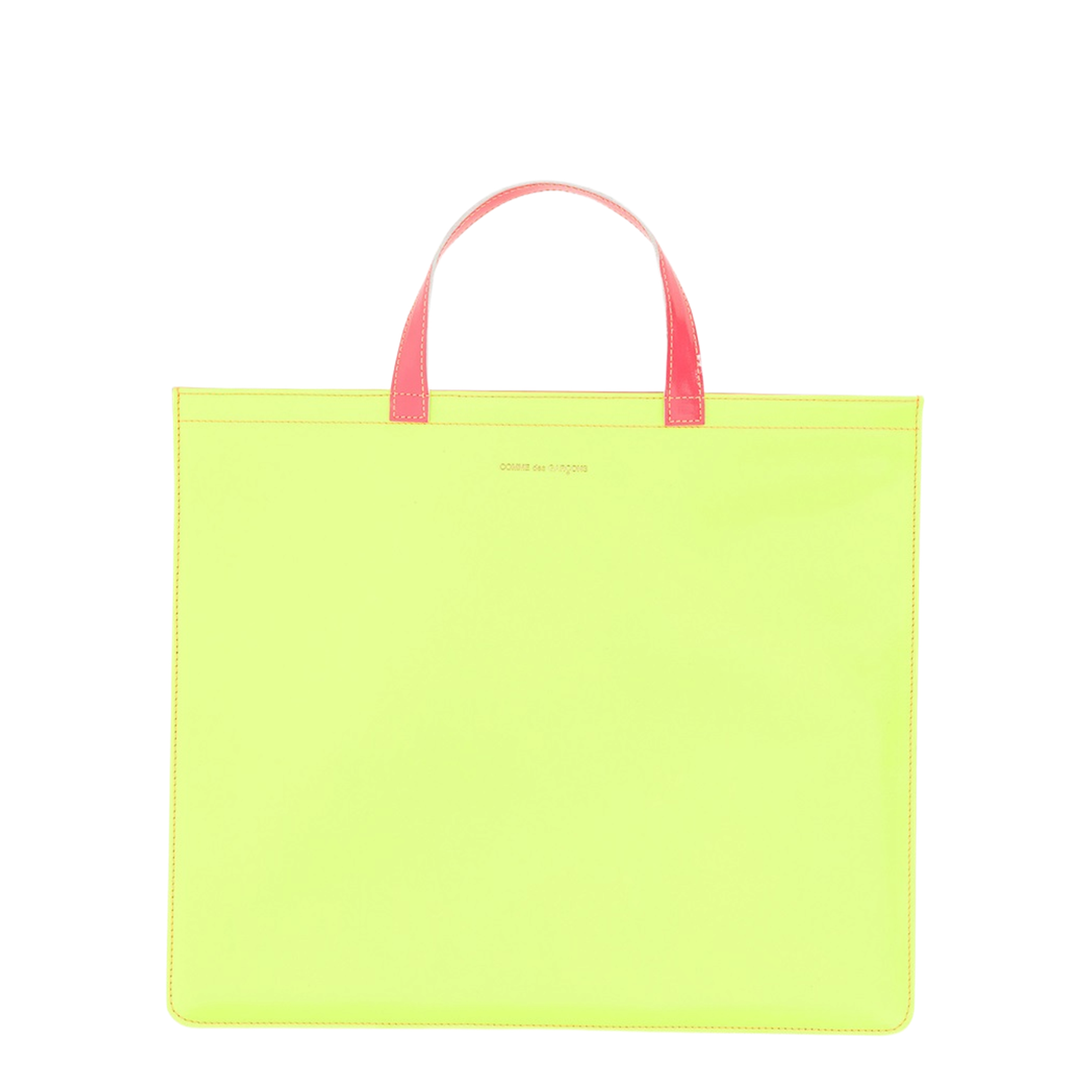 Leather Tote Bag - Orange/Yellow - Image 2