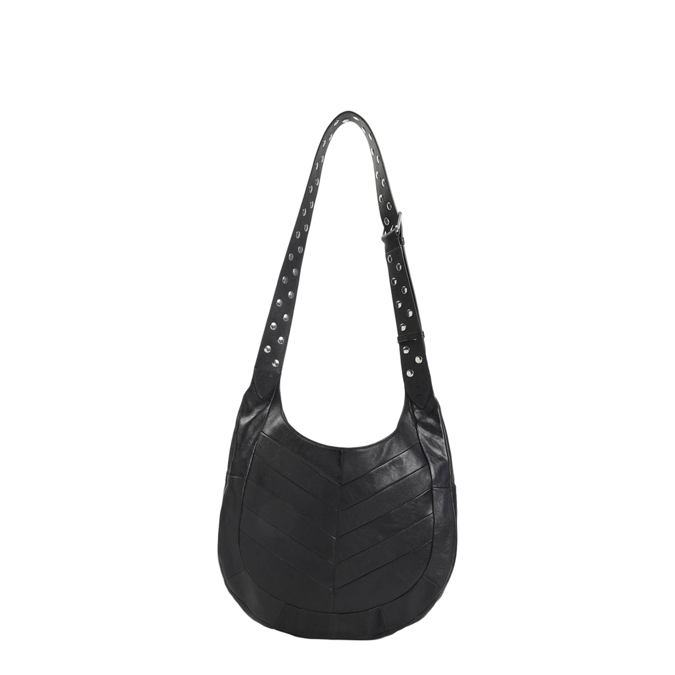Hoboho Medium Nappa Leather Hobo Bag - Nero - Image 2