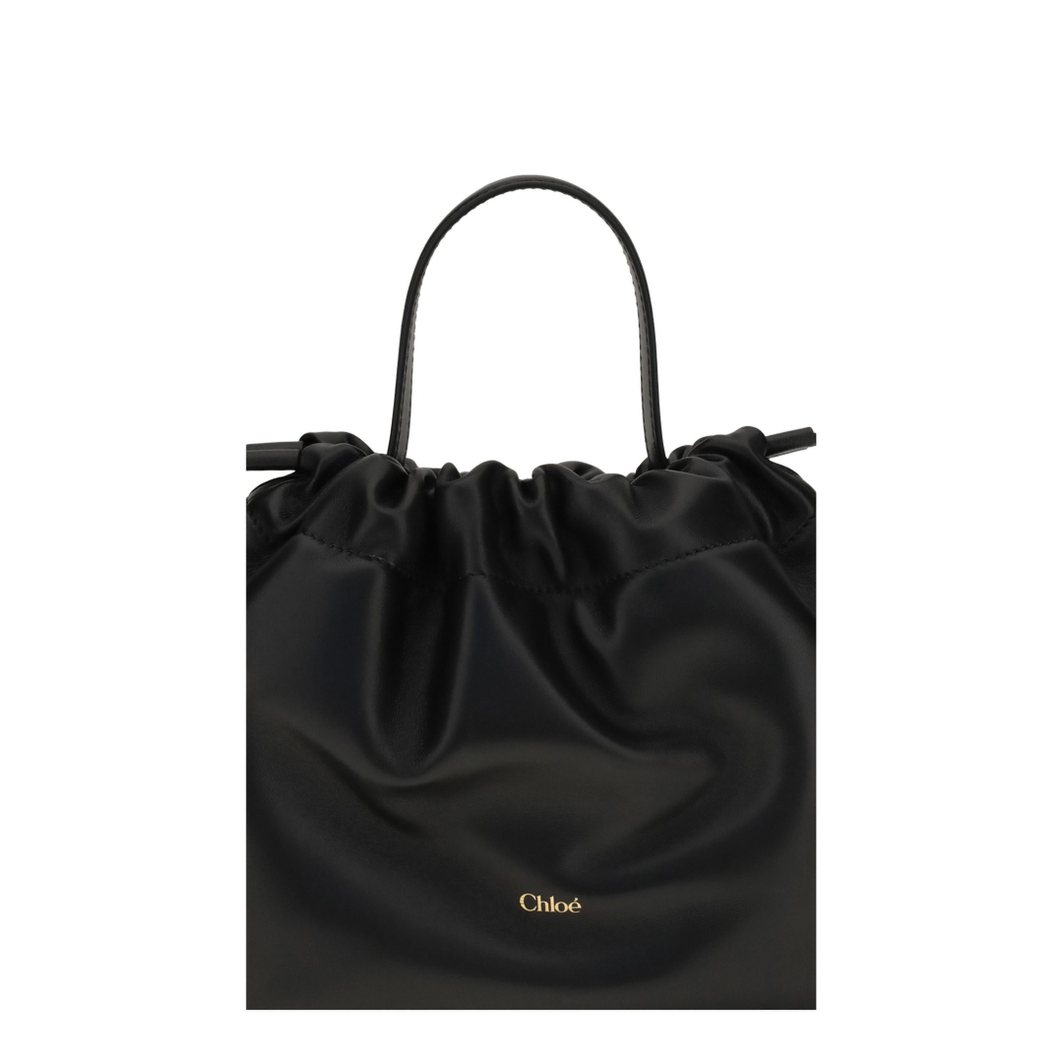 Icons Small Lambskin Shoulder Bag - Black - Image 4