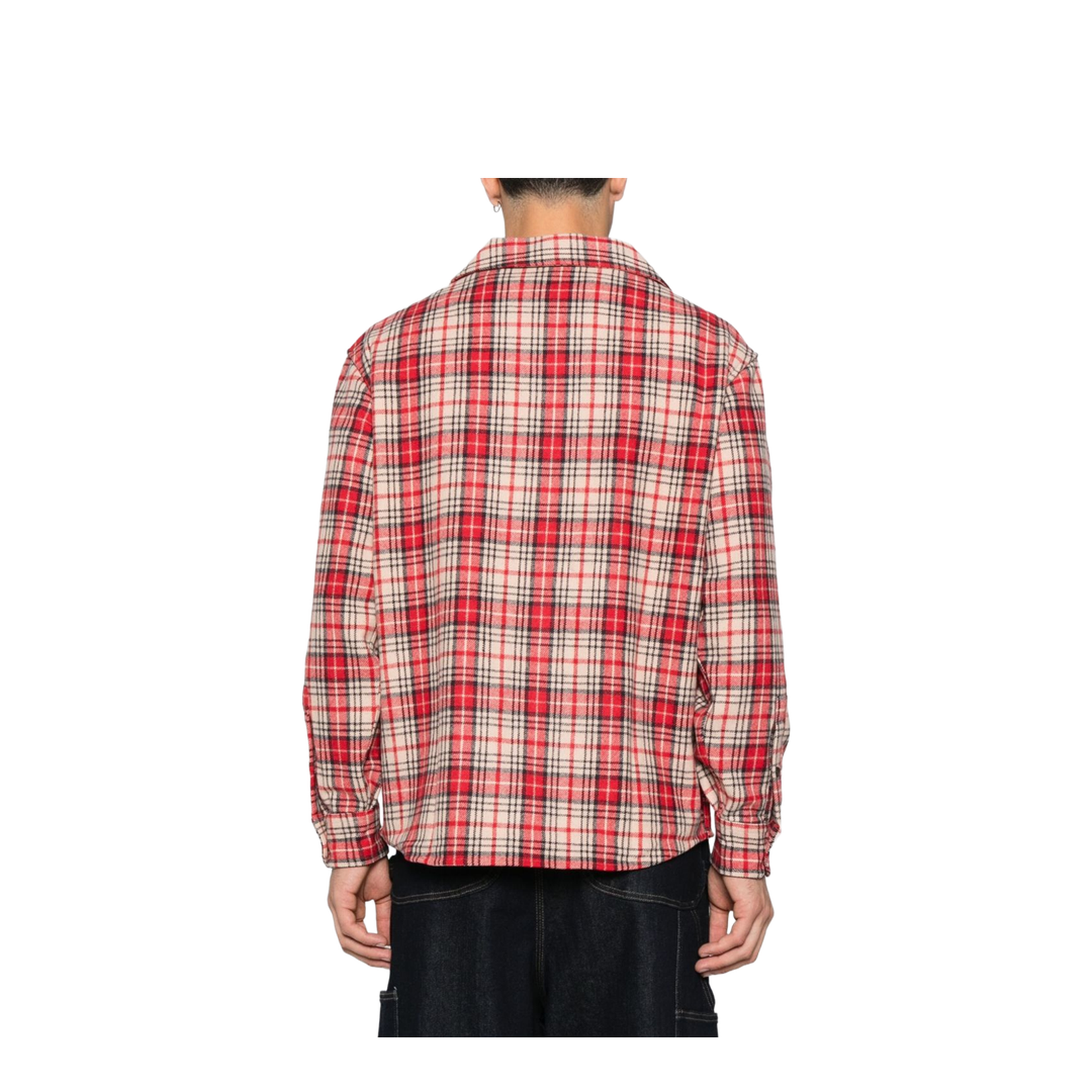 Oversized Shirt in Tartan Virgin-Wool Flannel - Image 3