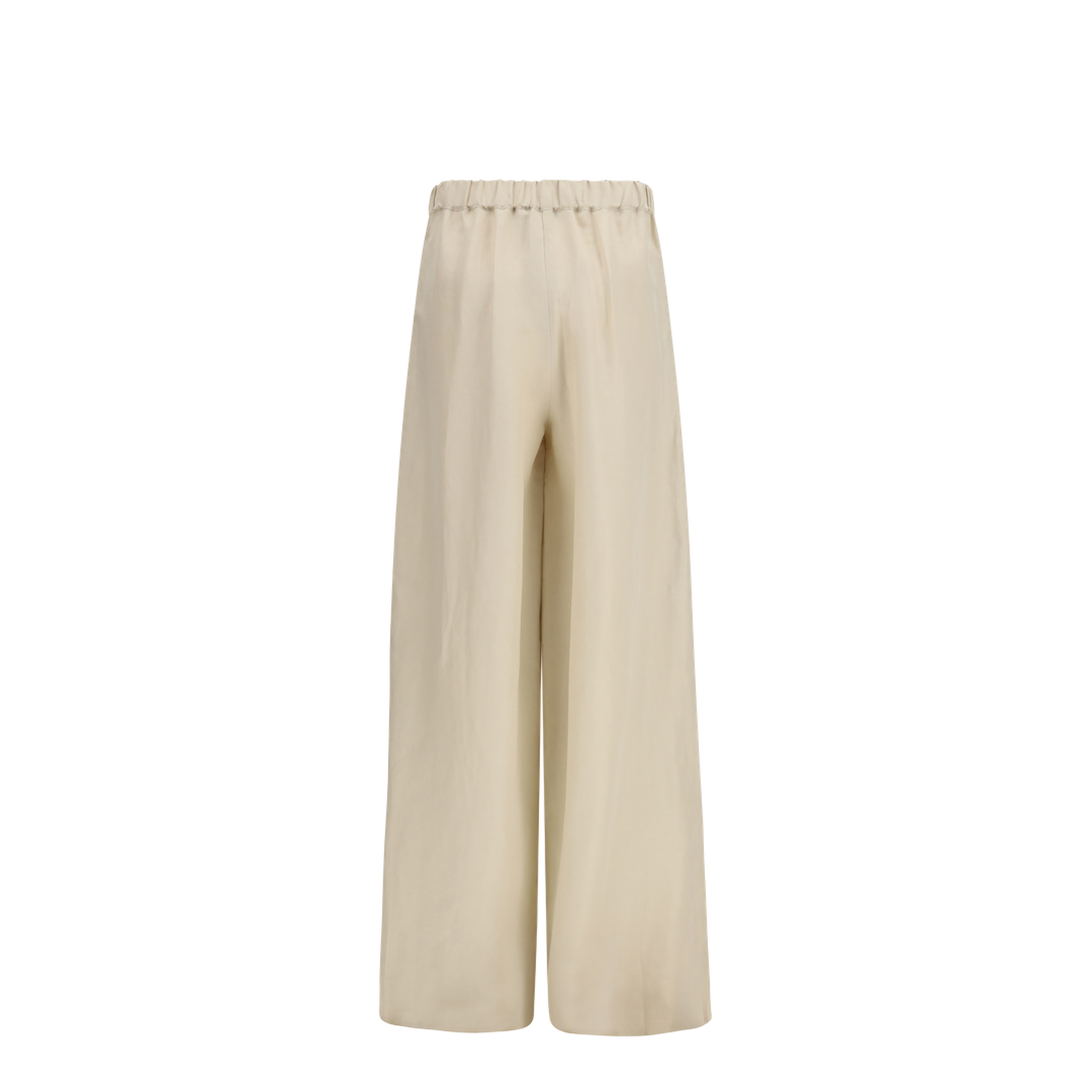 Wide-leg Linen and Silk Pants - Image 2