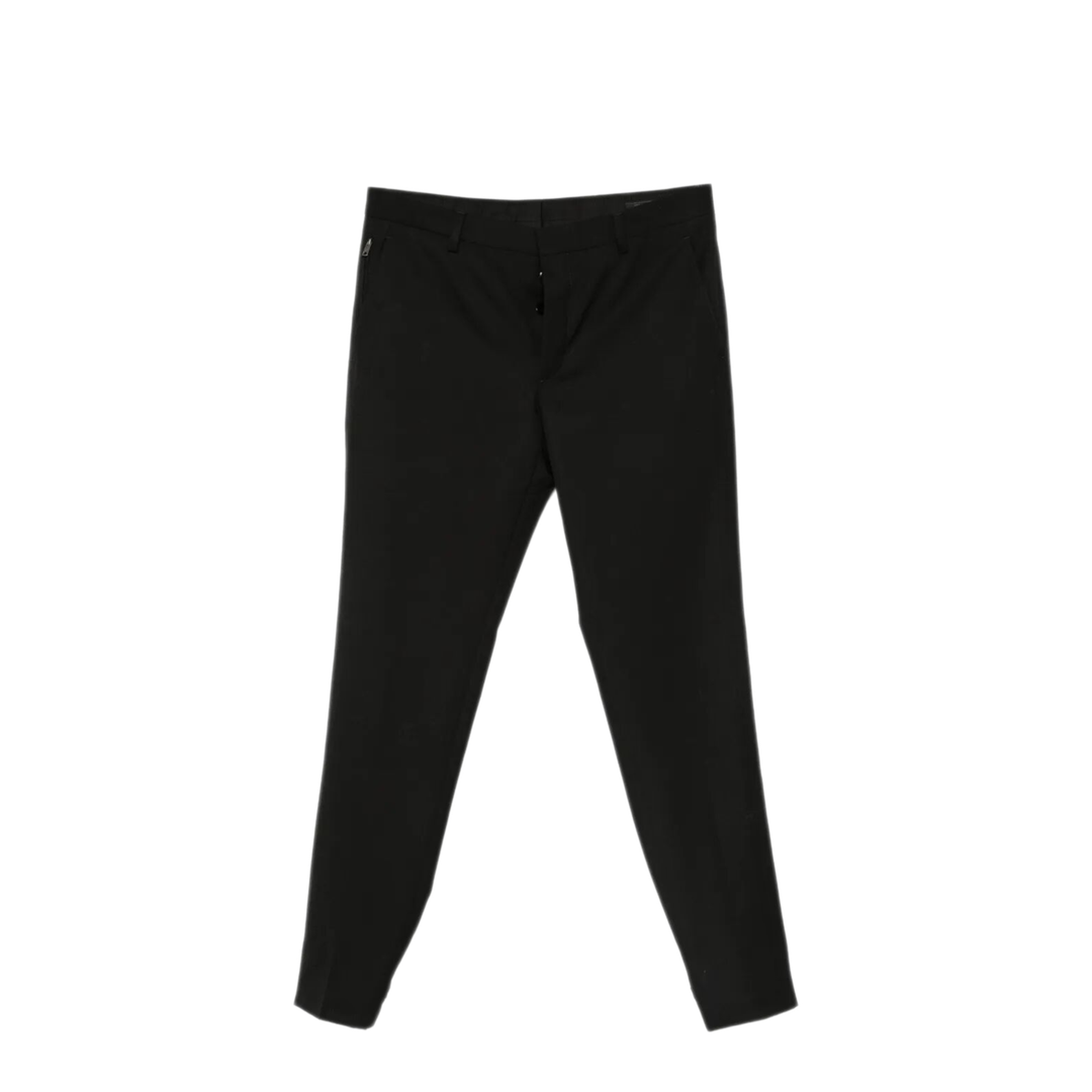 Straight Leg Wool Trousers - Image 1