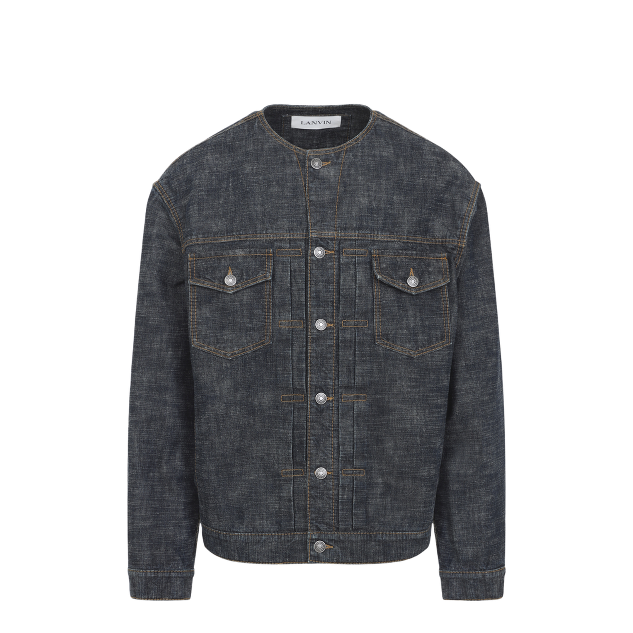 Collarless Jacket - Image 3