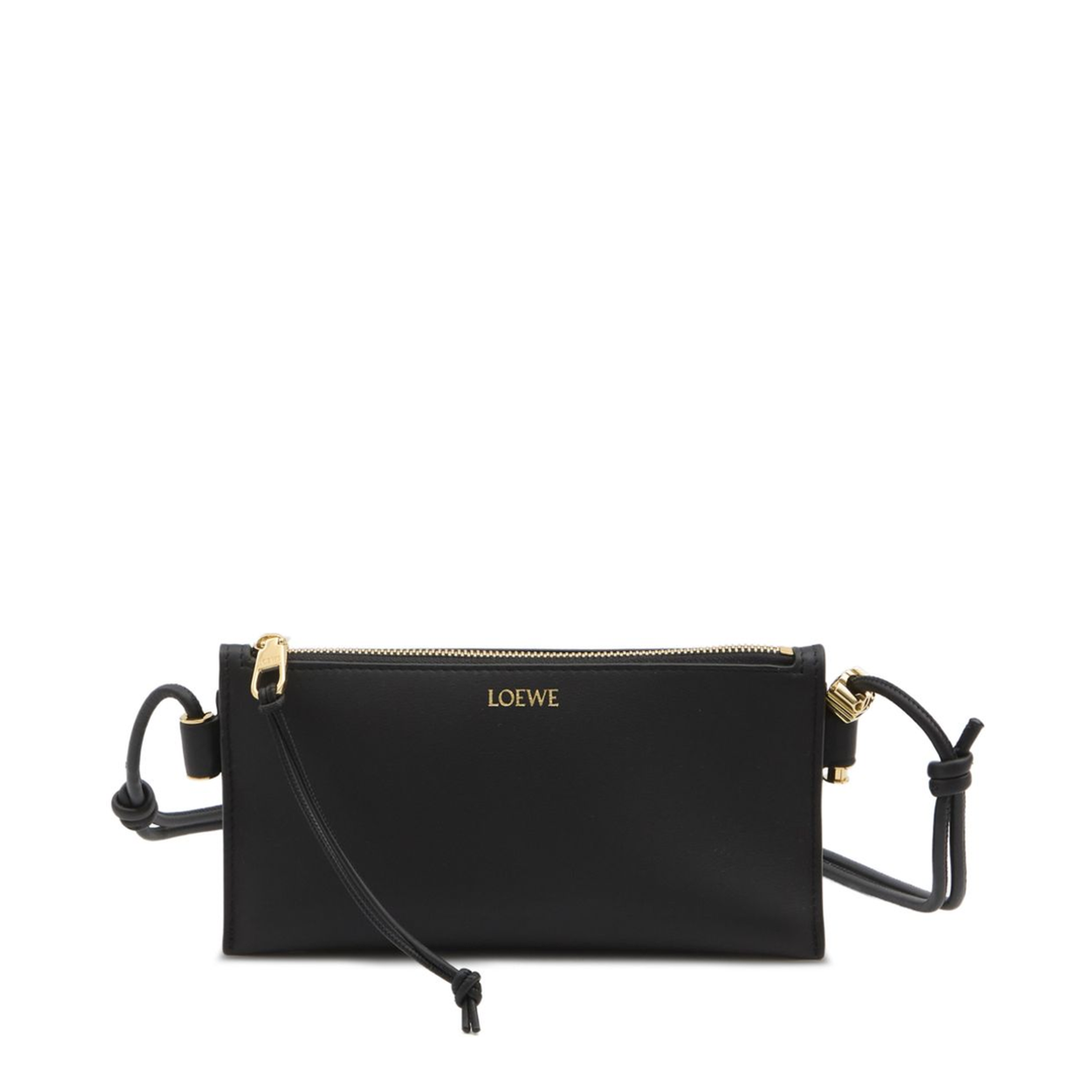 Joya One Size Calfskin Pouch - Black - Image 1