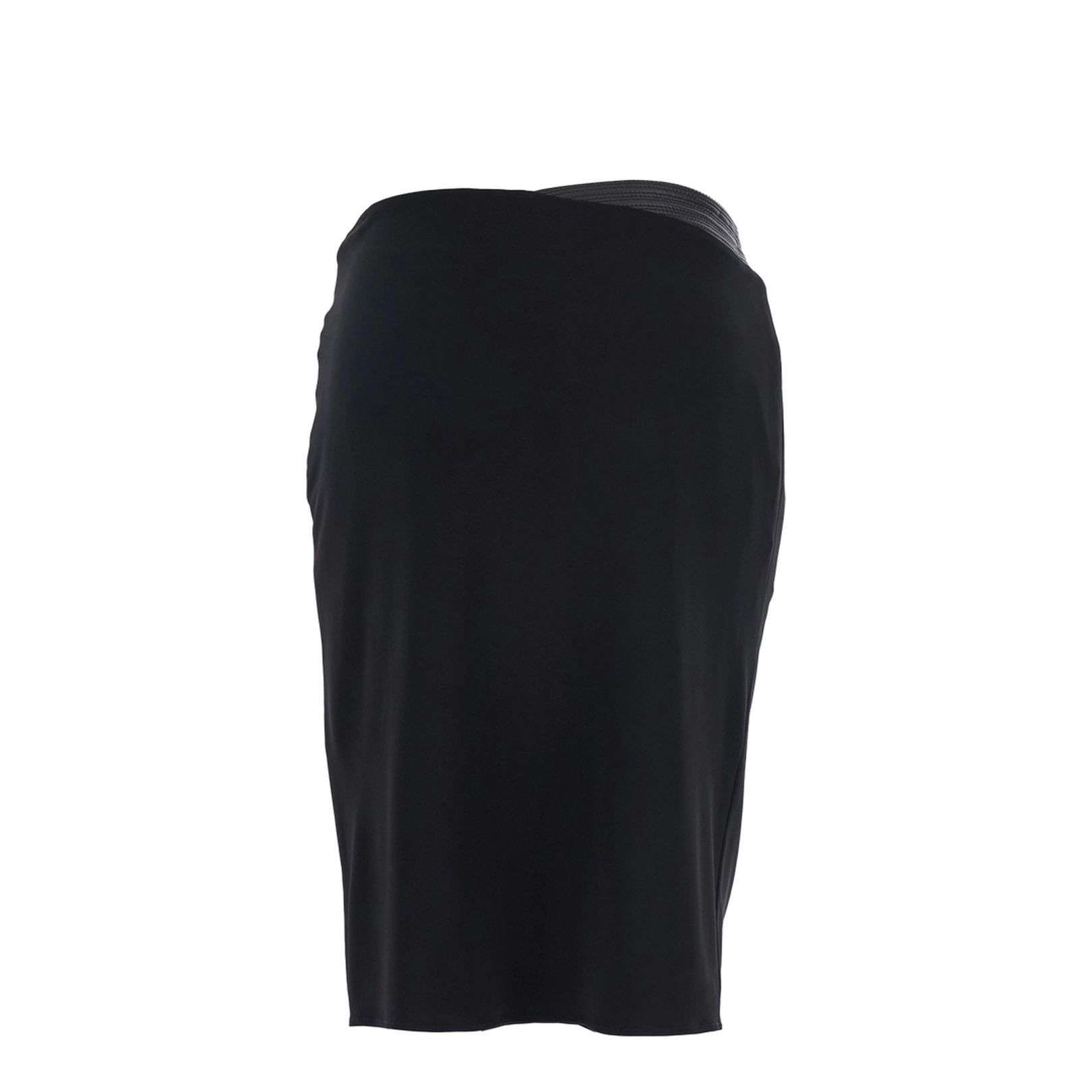 Stretch Viscose Midi Skirt - Image 2