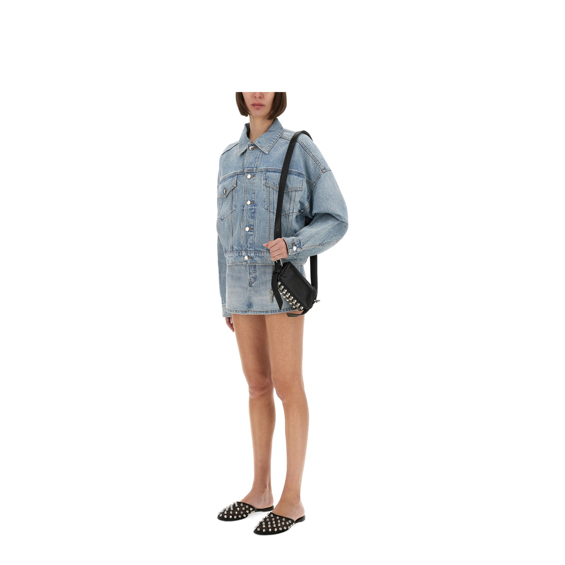 Denim Clip-On Trucker Jacket - Image 2