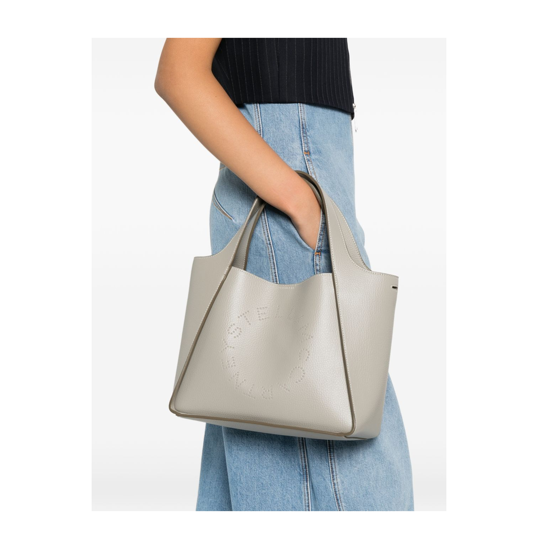 Logo Top Handle Crossbody Tote Bag - Moss - Image 2