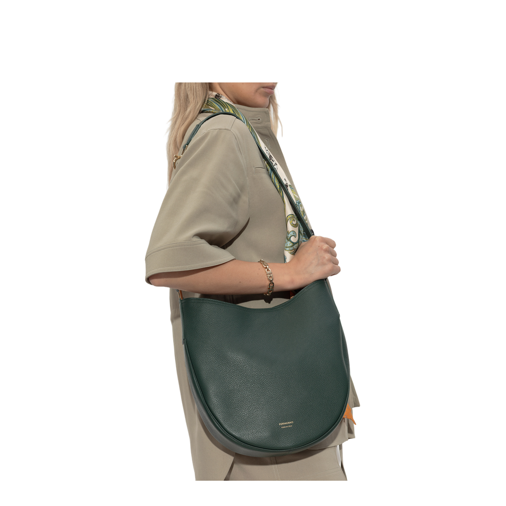 North-South Hobo Medium Shoulder Bag - Image 2