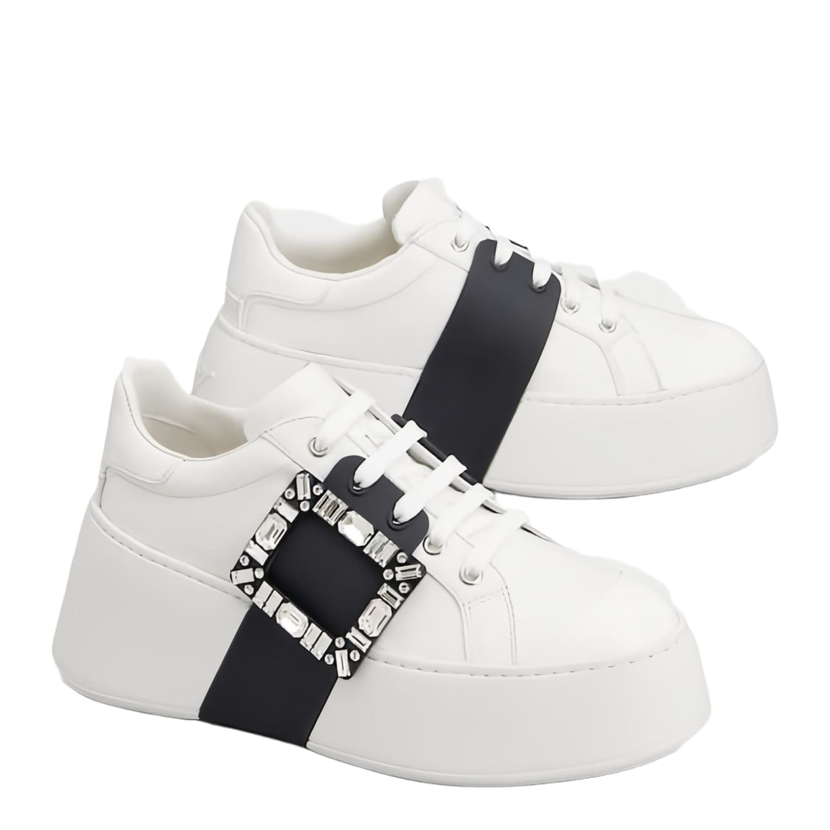 Skate Sneakers in Leather - Image 2