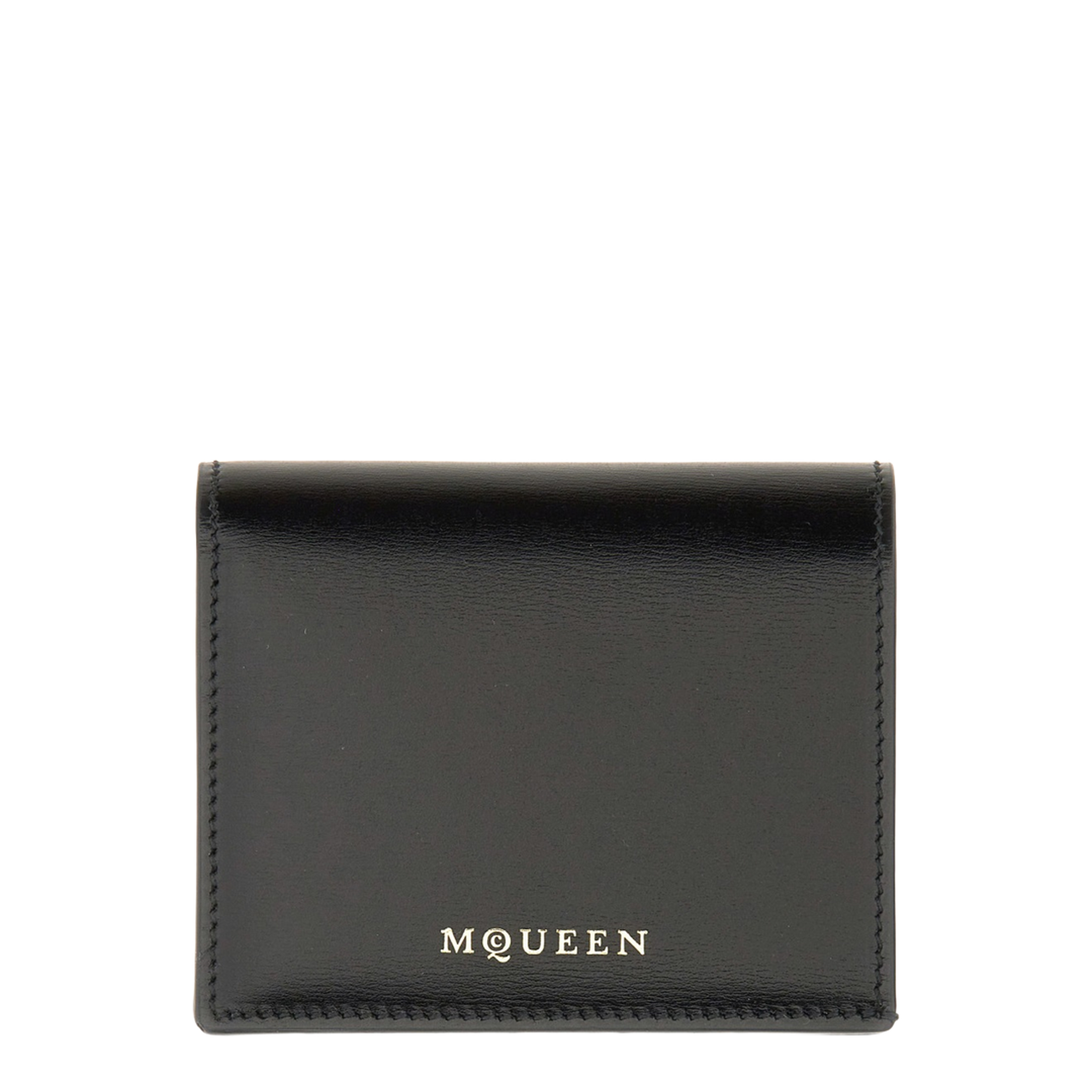 Leather Wallet with Printed Logo - Image 1