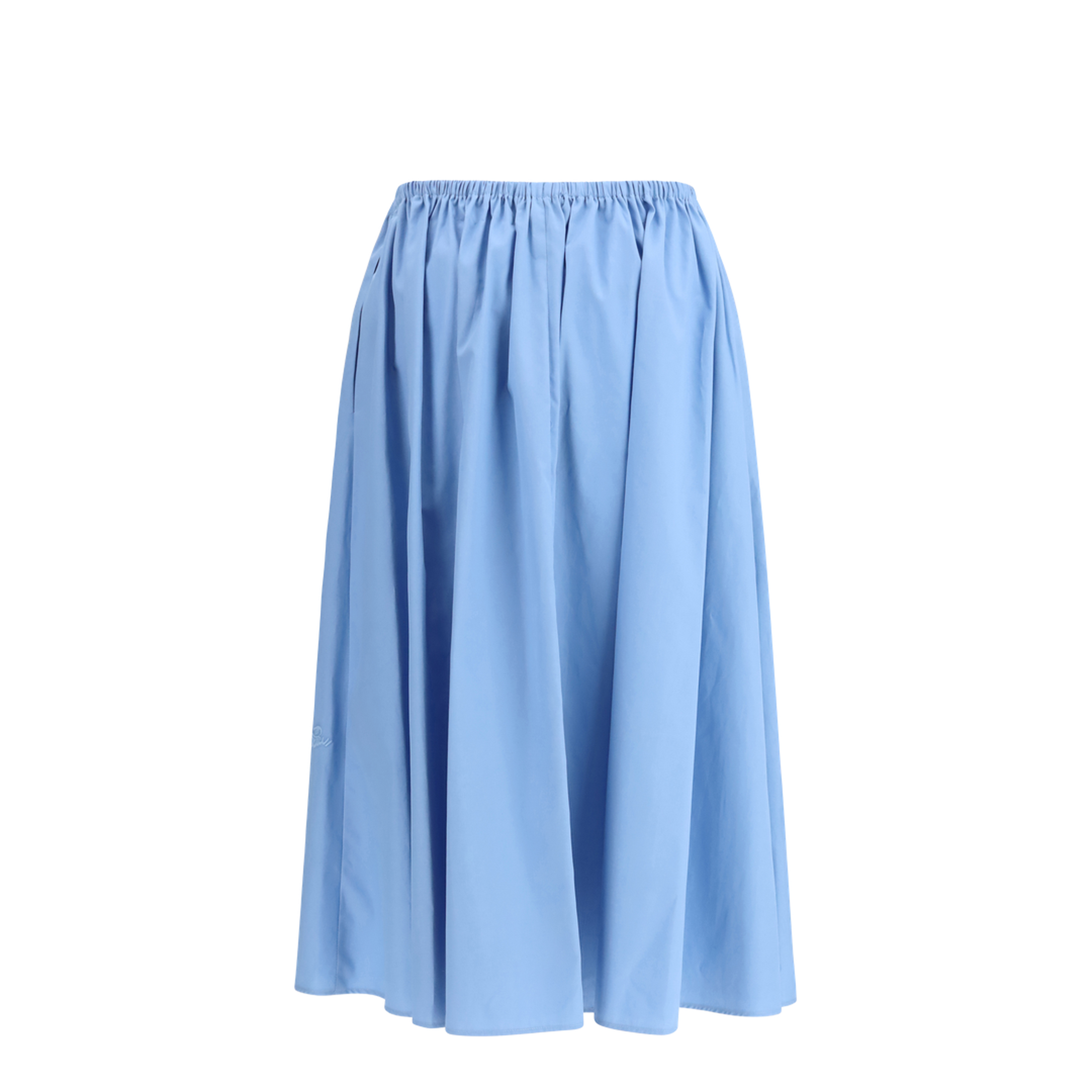 Poplin Drawstring Skirt - Image 2