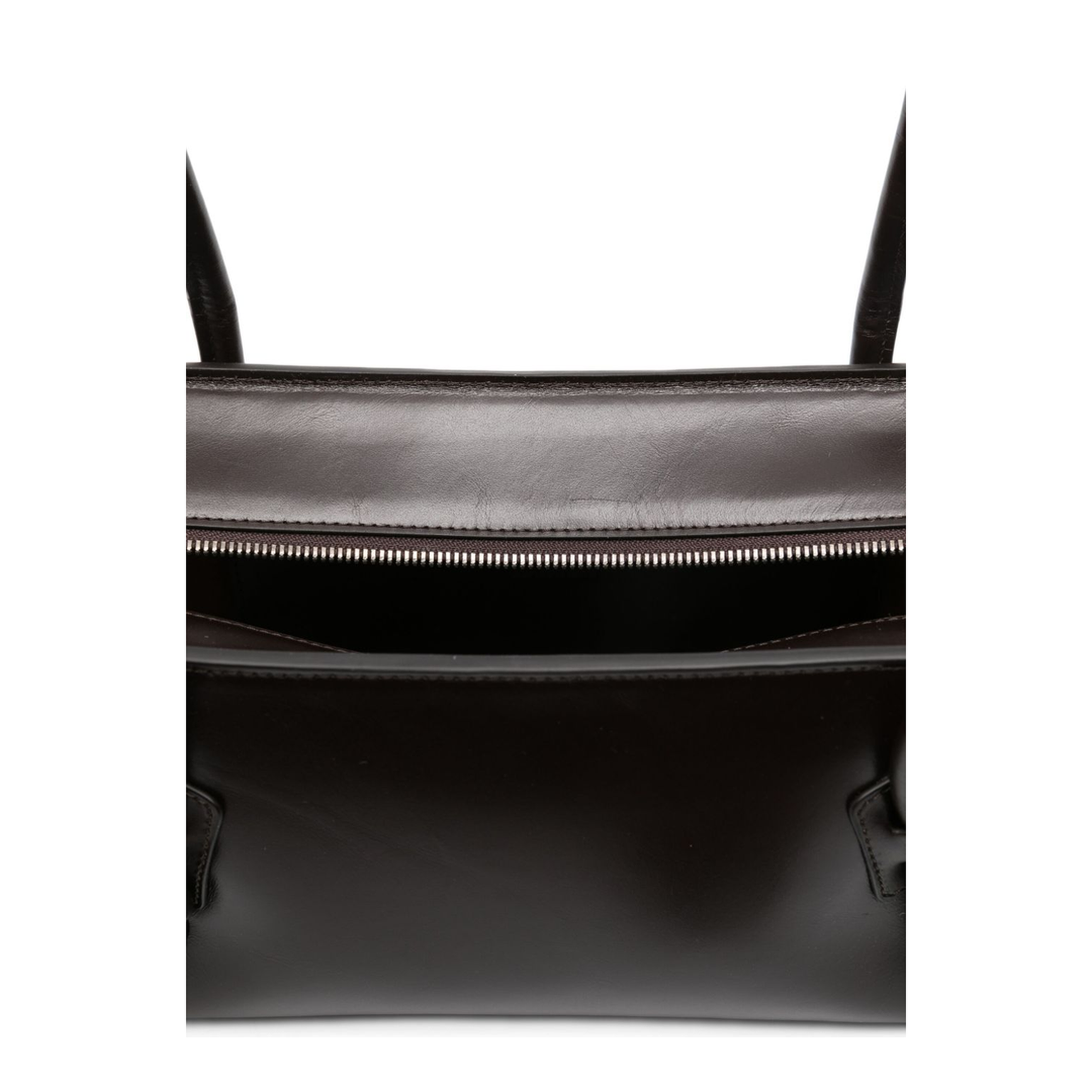 Fleca Medium Calf Leather Shoulder Bag - Brown - Image 2