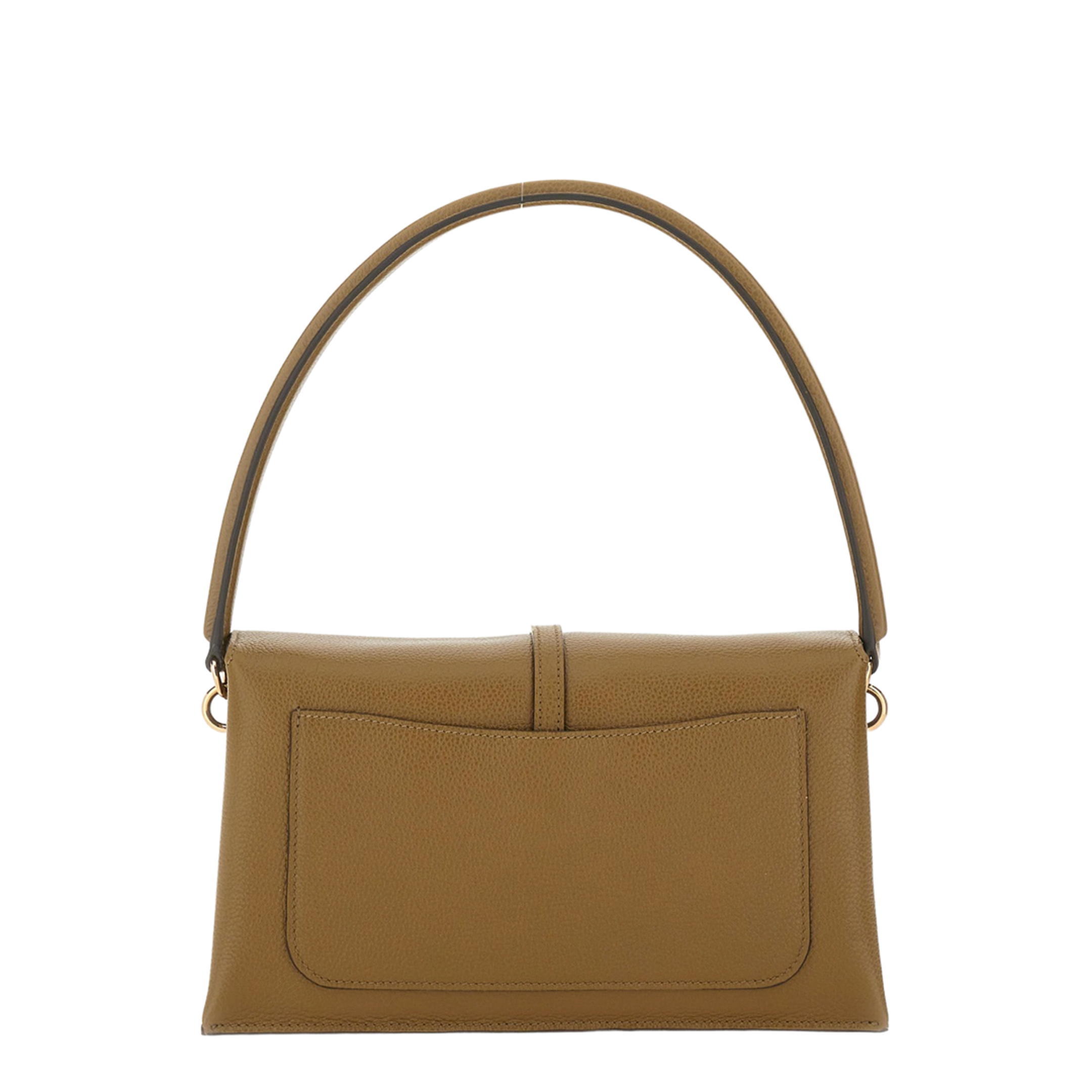 T Timeless Mini Calfskin Flap Bag - Brown - Image 3