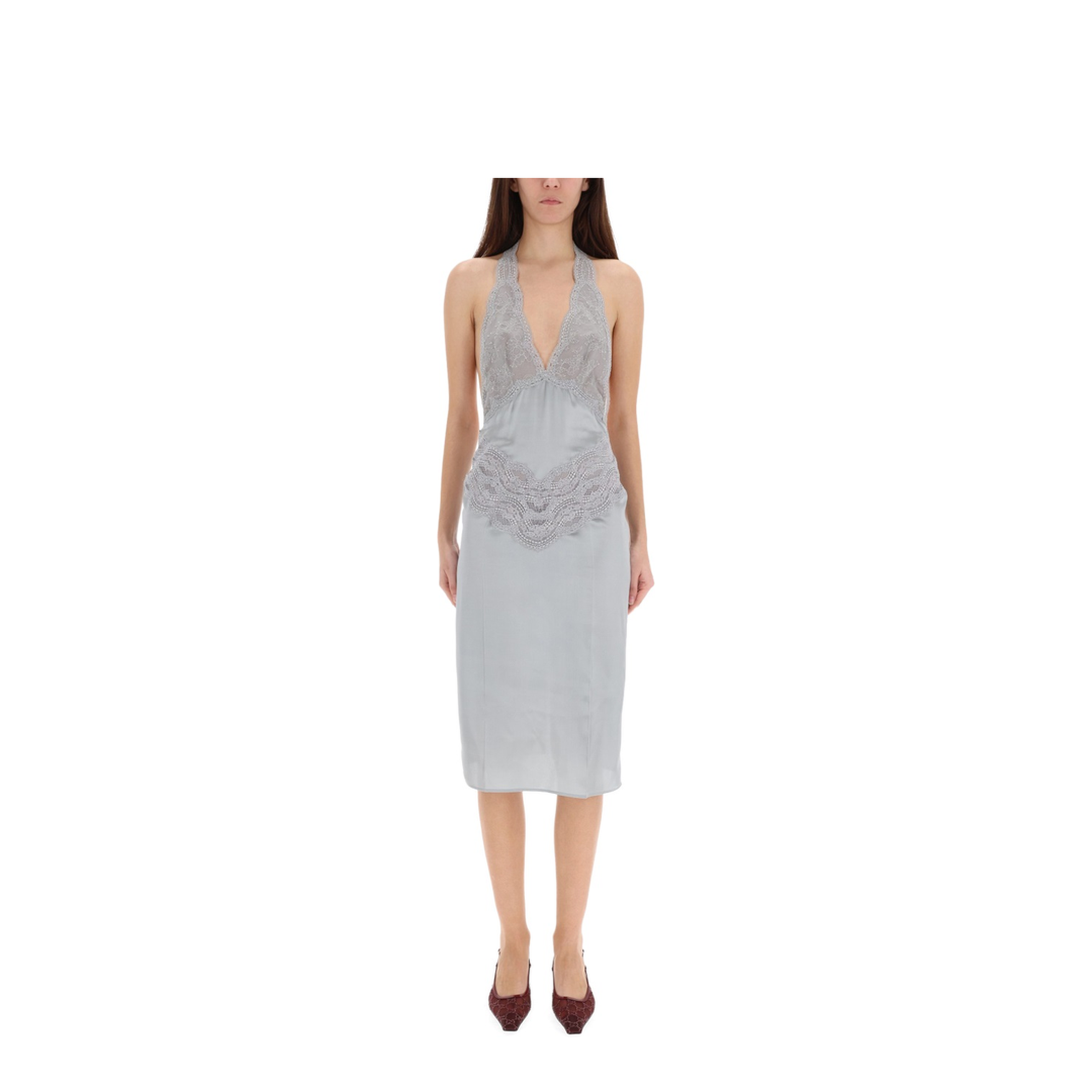Silk Satin Dress - Image 1