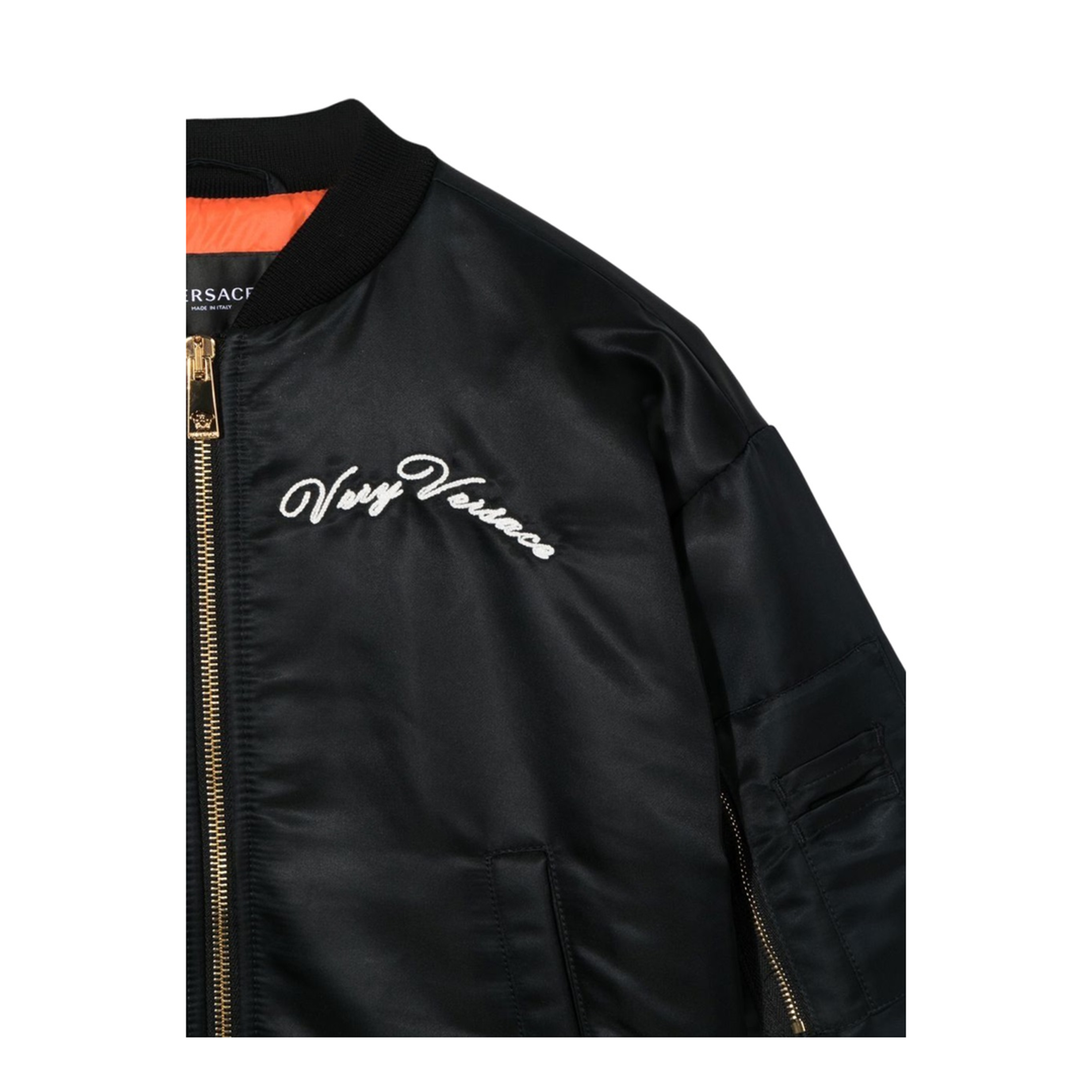 Embroidery Bomber Jacket - Image 3