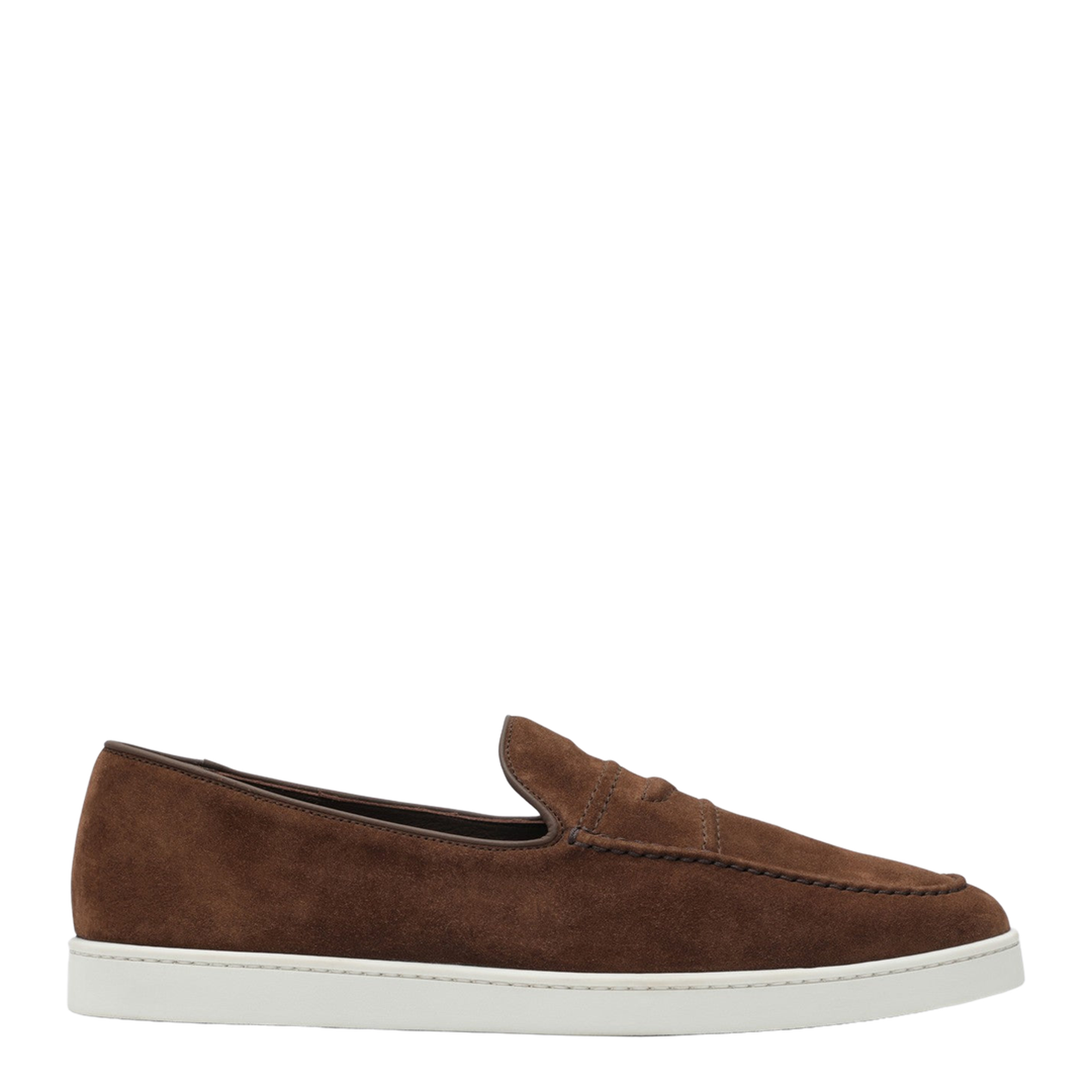 Brown Suede Loafers - Image 1