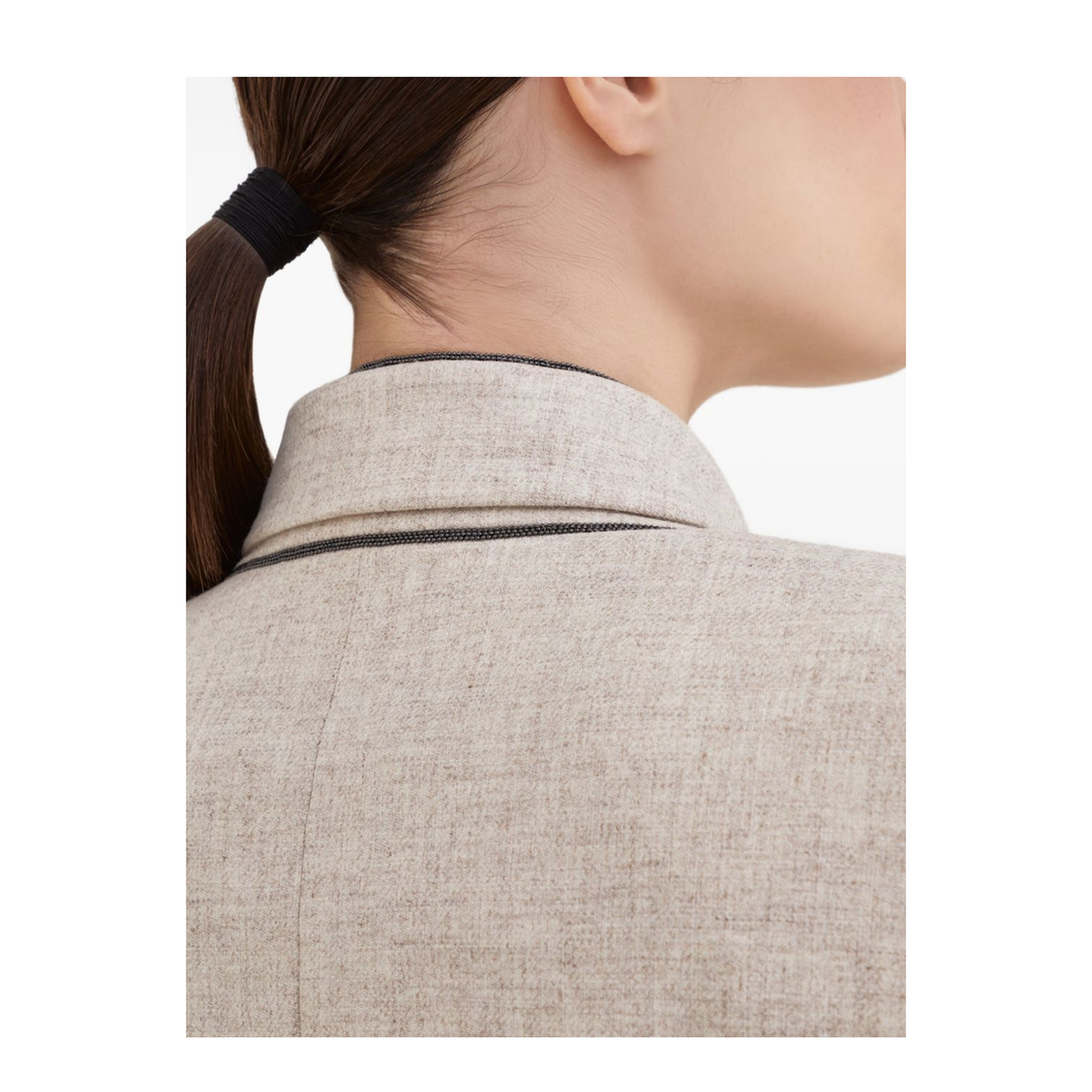 Wool Double Breasted Jacket - Image 6