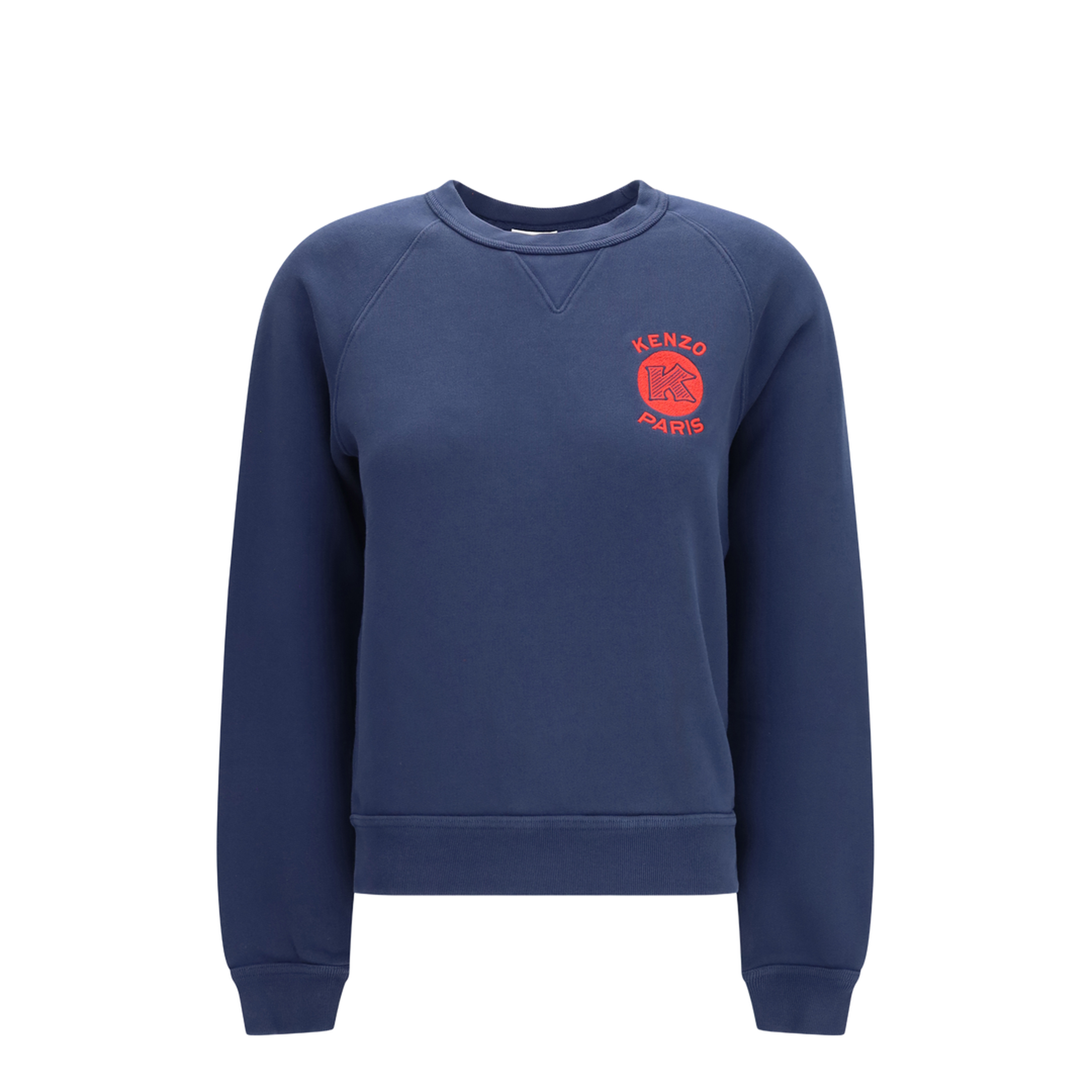 Emblem Embroidered Cotton Sweatshirt - Image 1