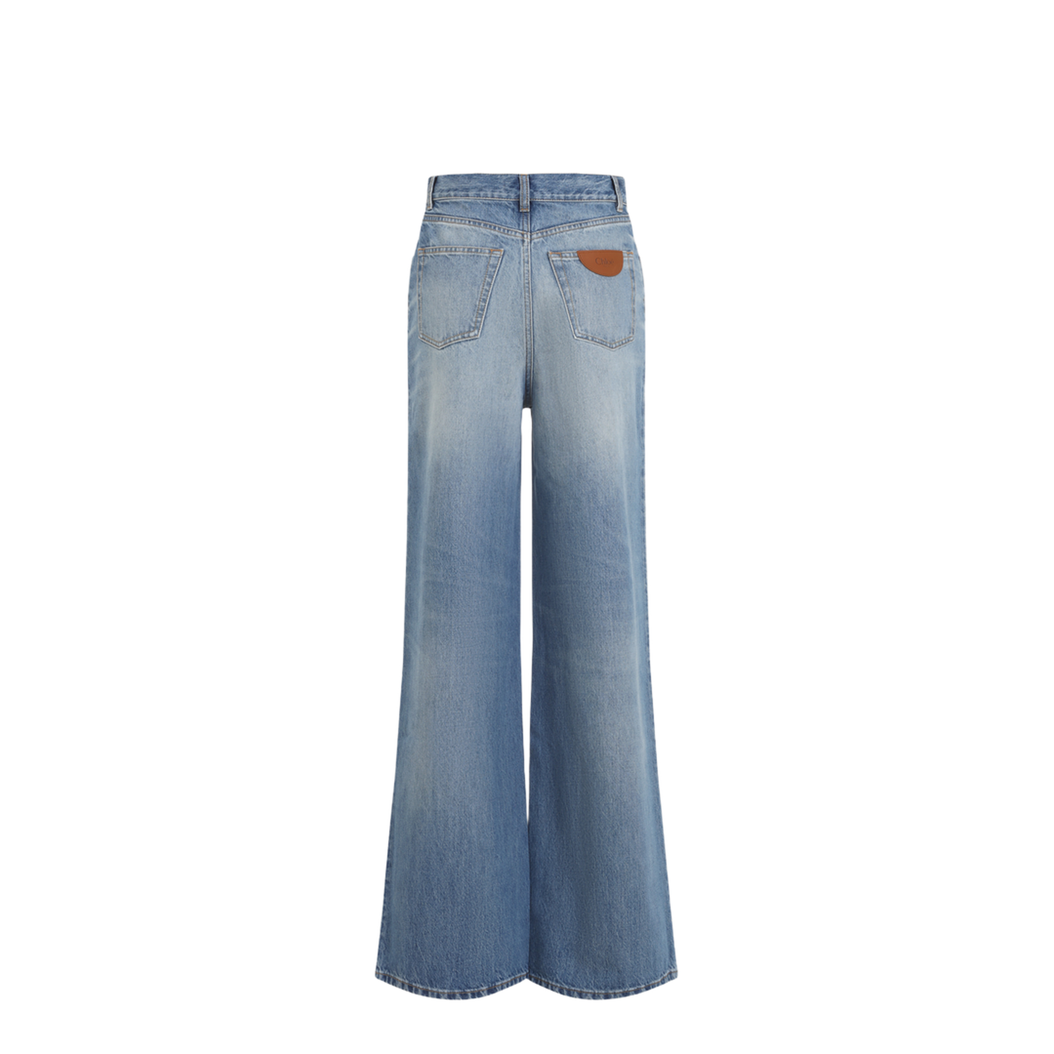 High-Rise Wide-Leg Jeans - Image 4